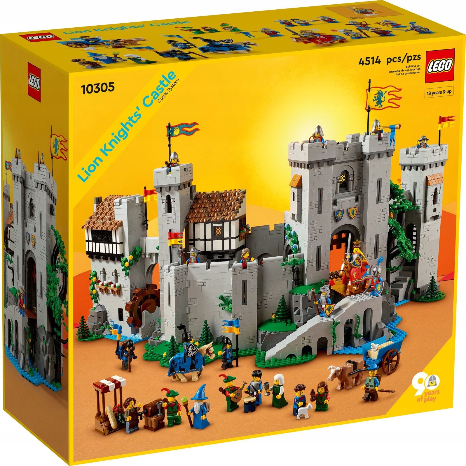 LEGO - ICONS - CASTLE OF KNIGHTS OF THE COAT OF ARMS LION - 10305