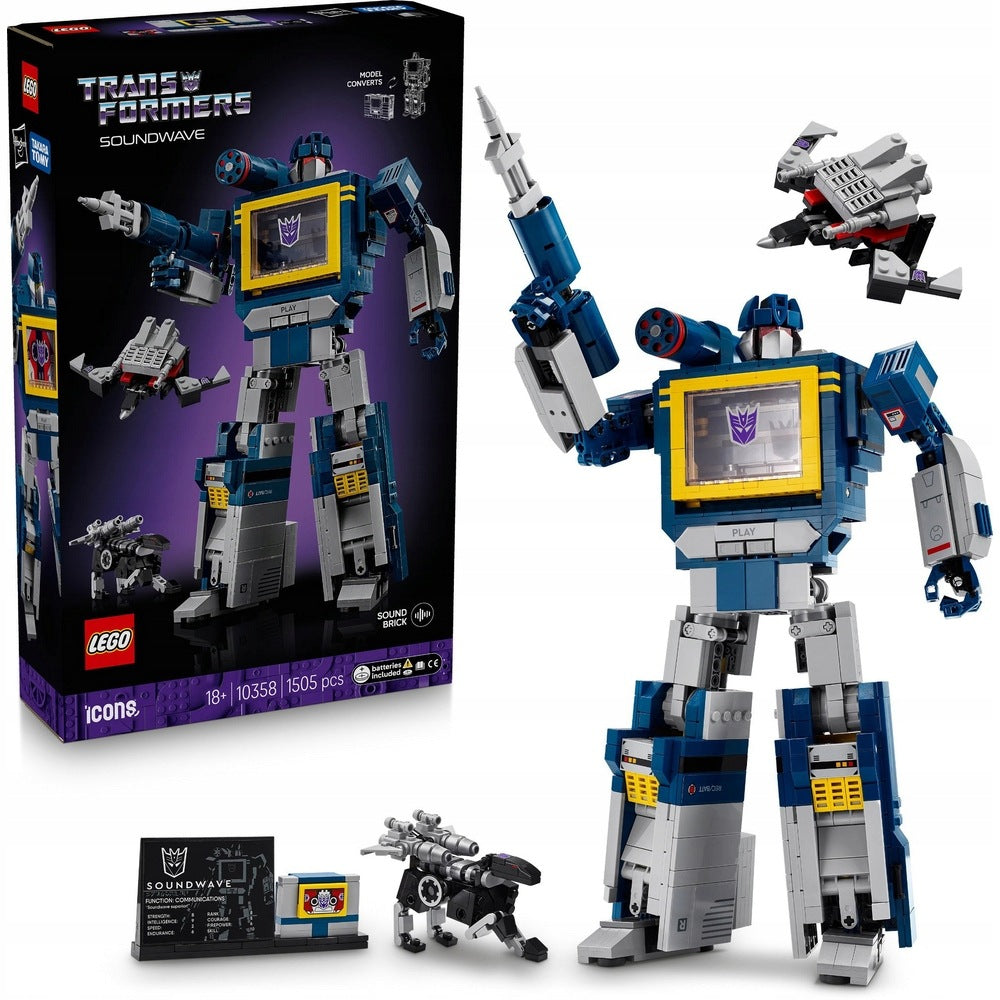 LEGO Icons 10358 Transformers: Soundwave