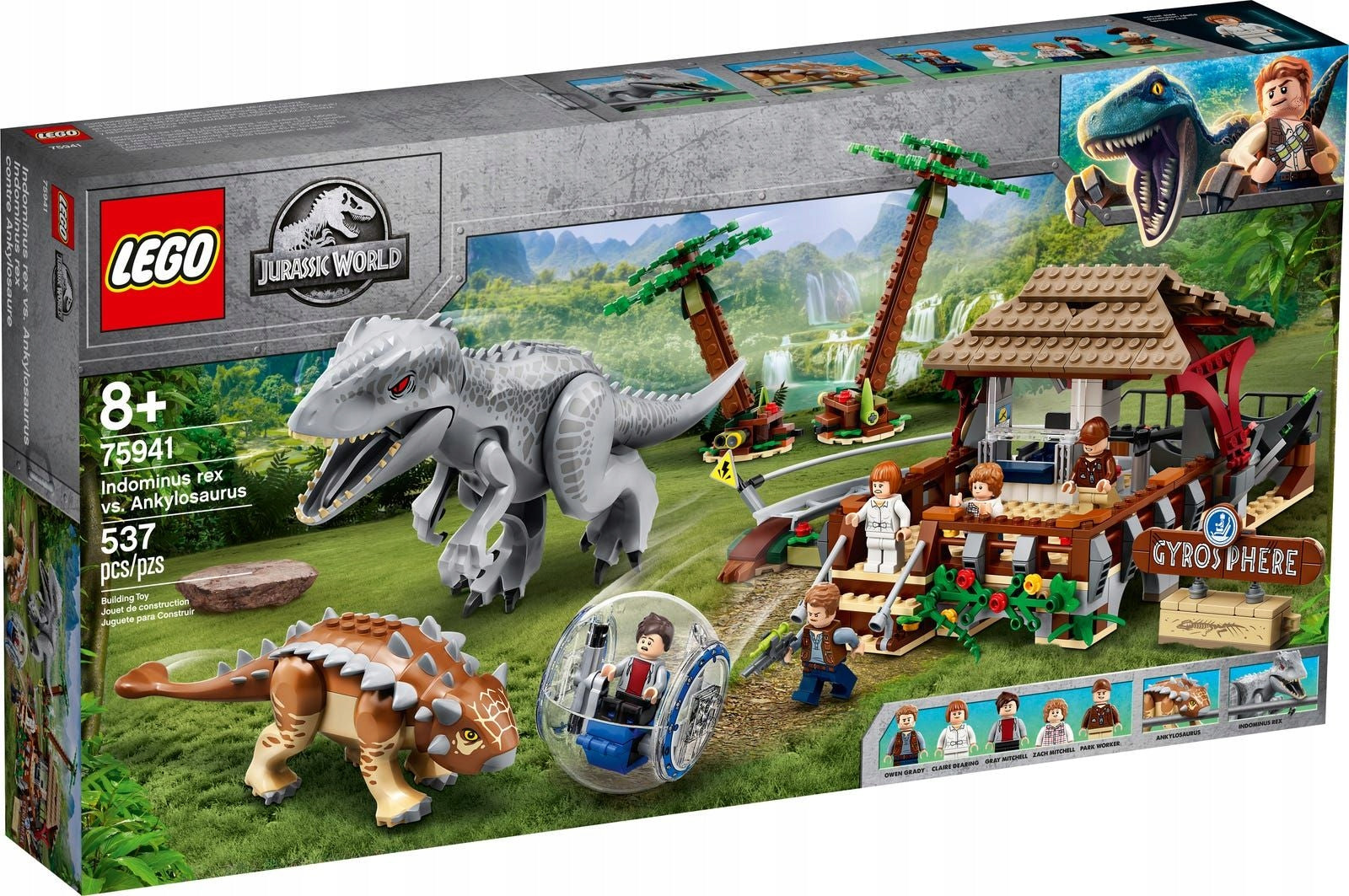 LEGO Jurassic World - 75941 Indominus Rex vs. Ankylosaurus - New
