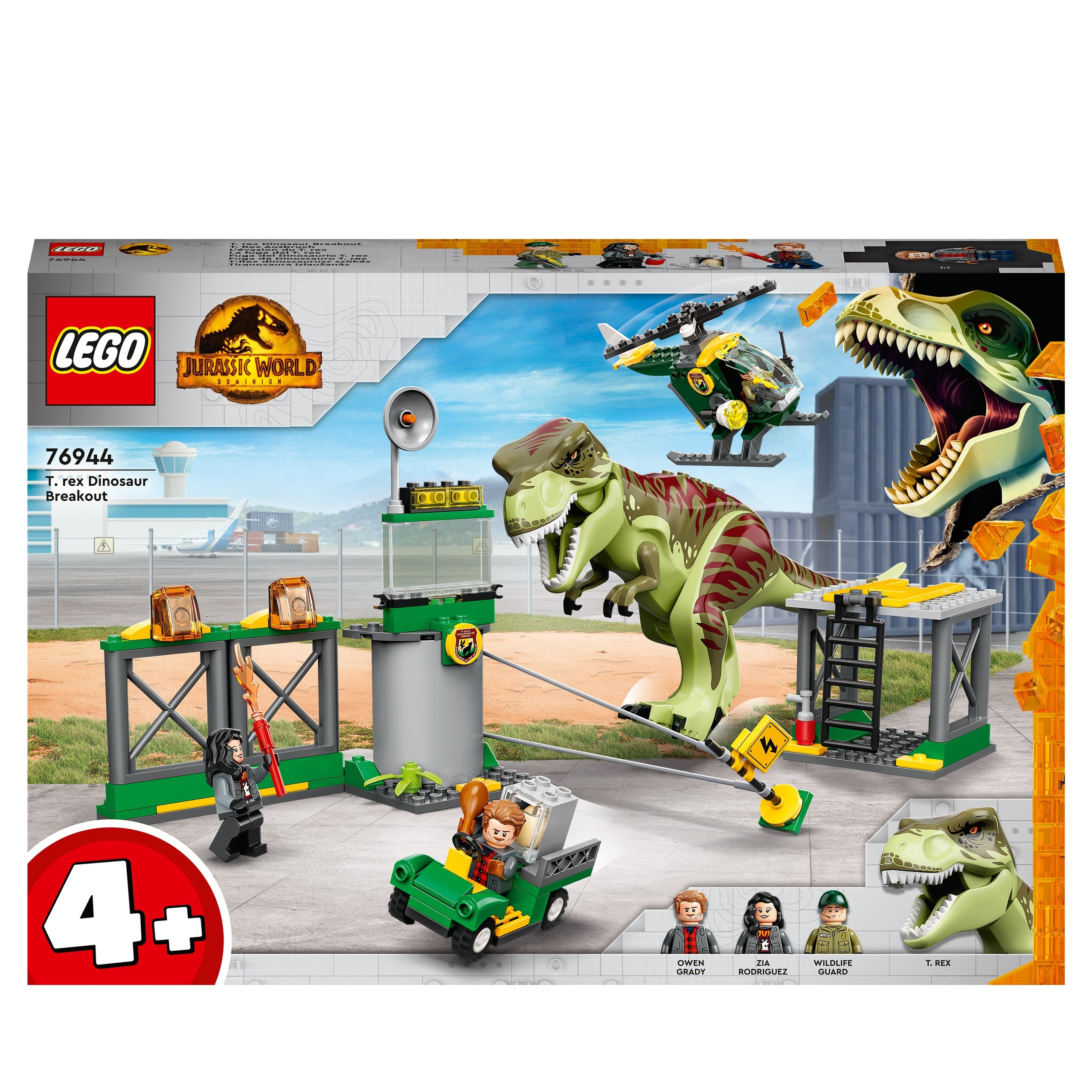 LEGO Jurassic World 76944 Tyrannosaurus escape