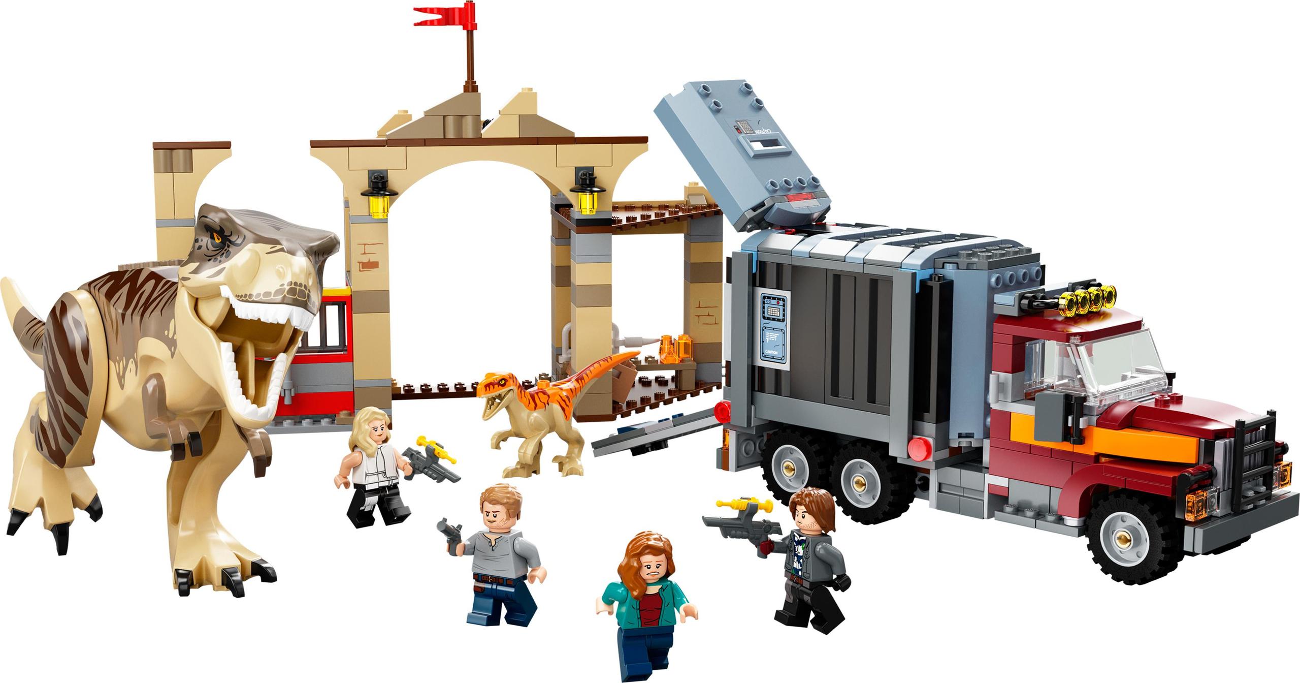 LEGO Jurassic World 76948 Tyrannosaurus and Atrociraptor Escape Packaging status original