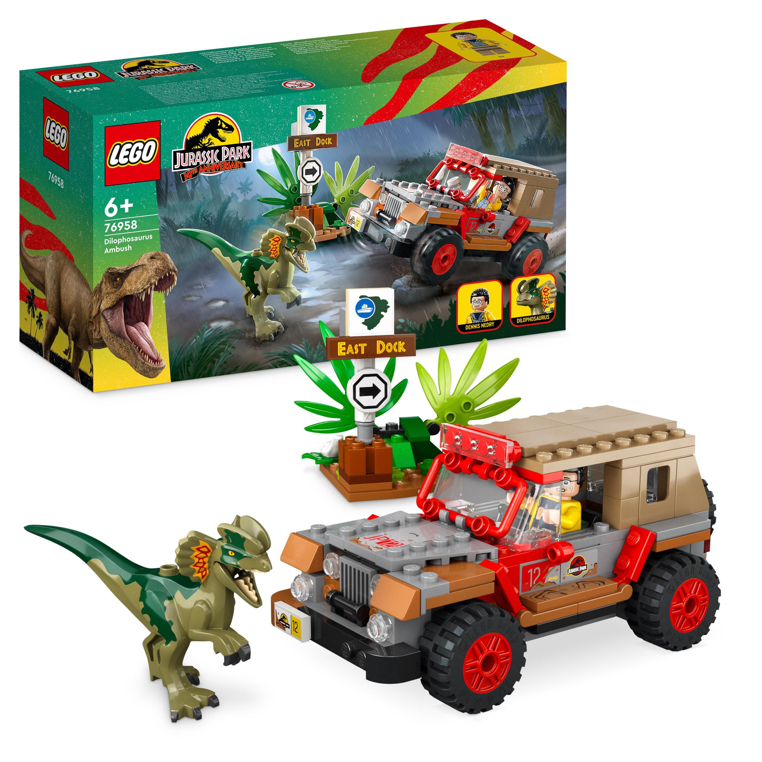 LEGO Jurassic World 76958 Dilophosaurus attack