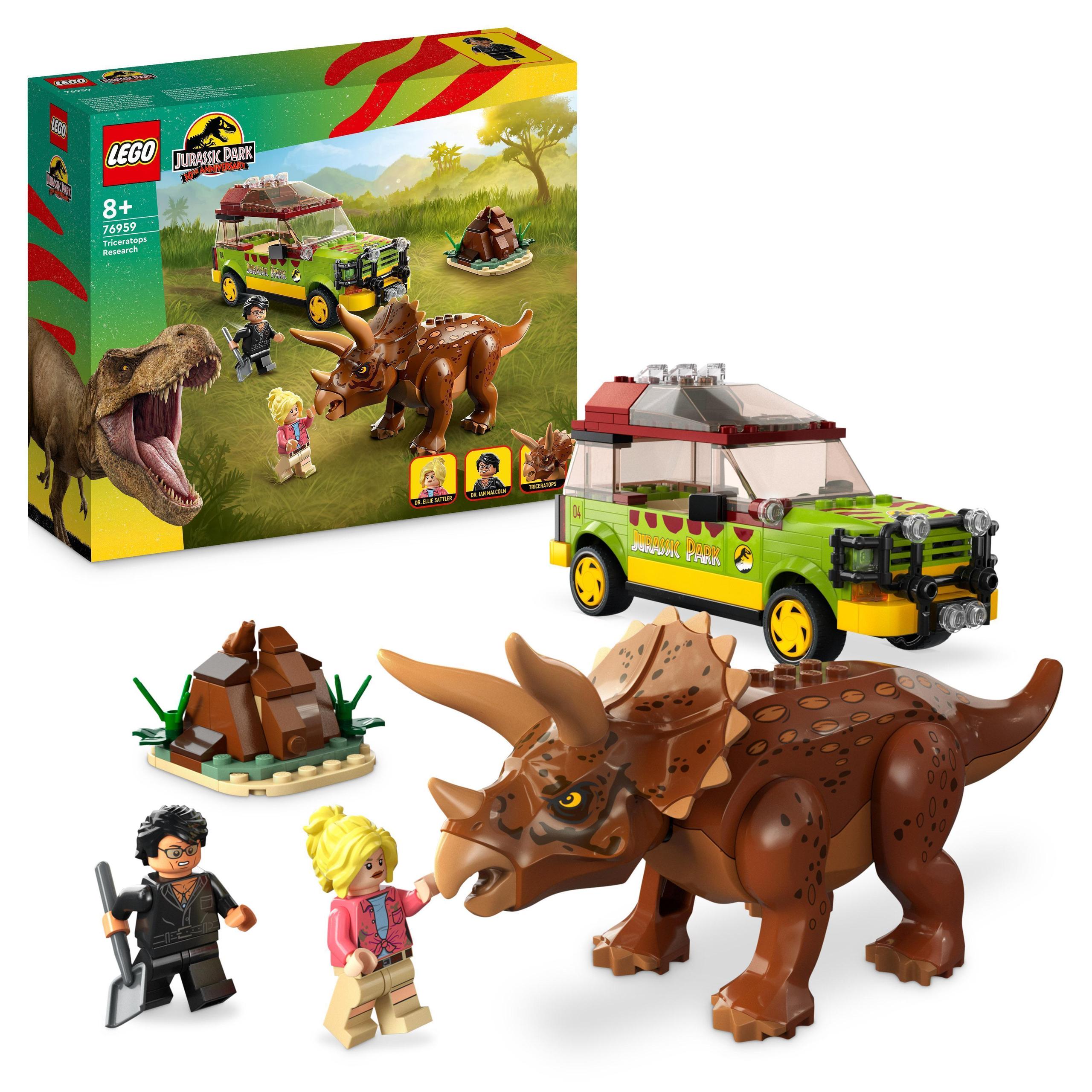 LEGO Jurassic World 76959 Triceratops study
