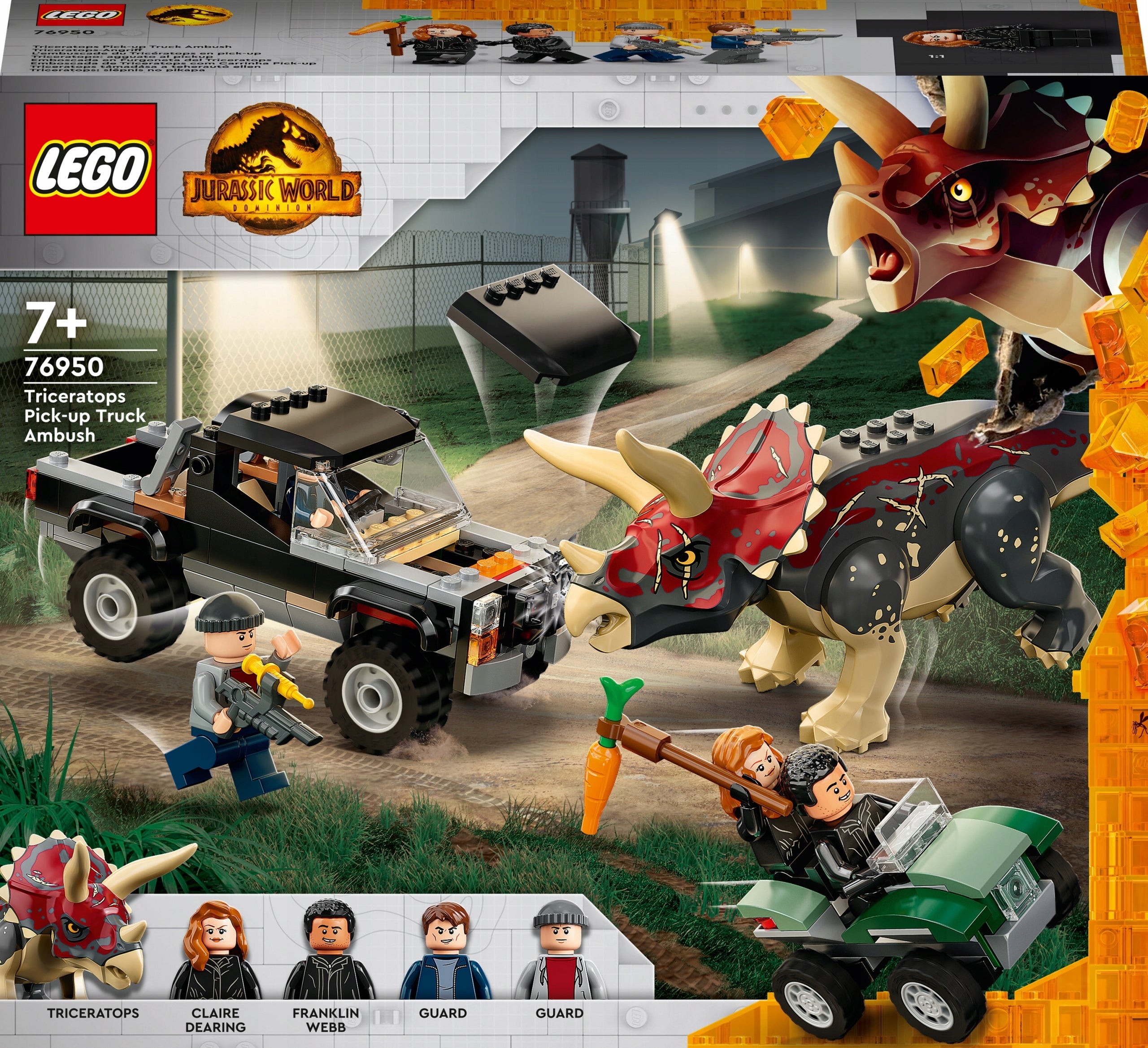 LEGO Jurassic World Triceratops and ambush 76950