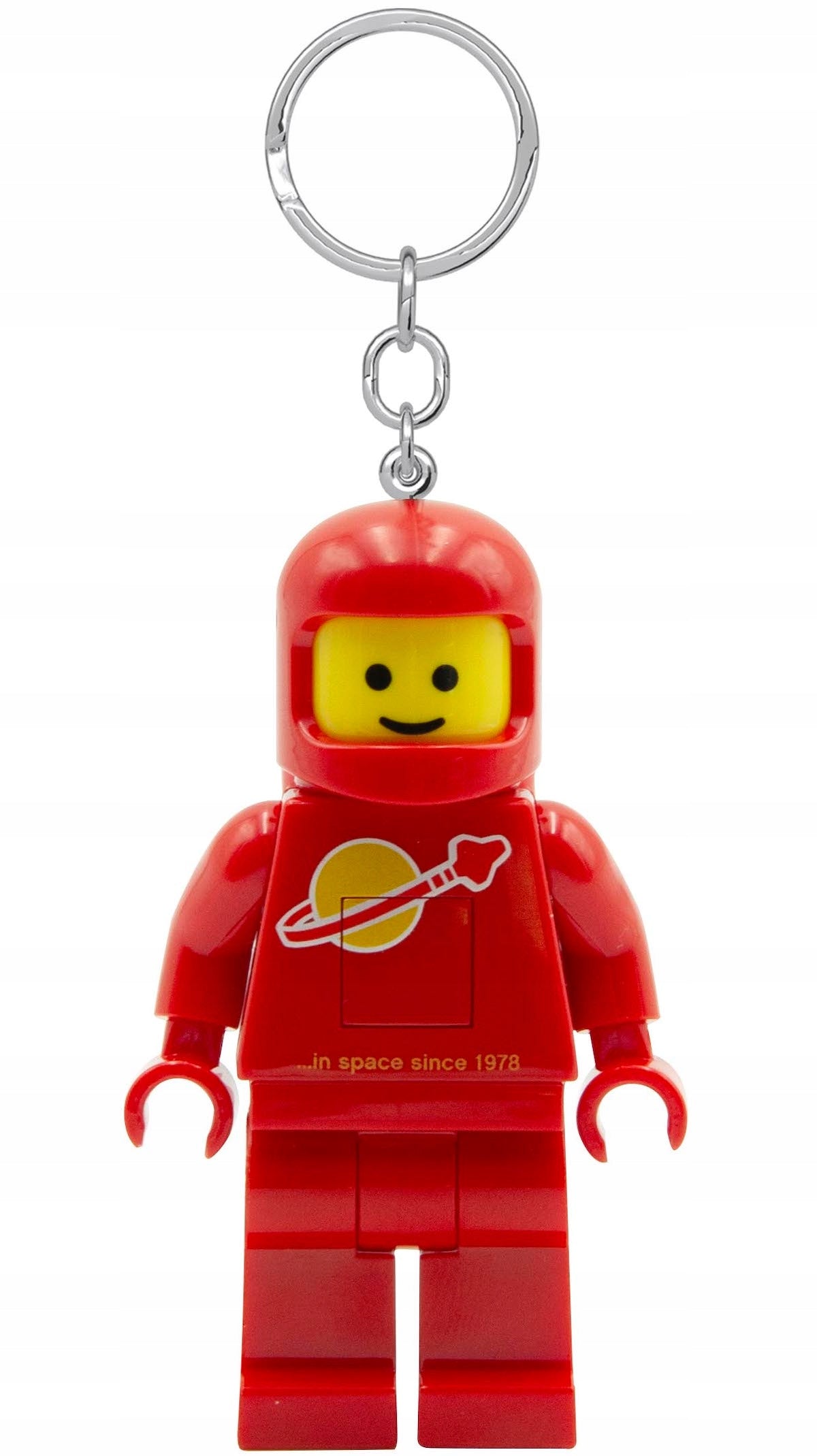LEGO KEYCHAIN FLASHLIGHT LED SPACE CLASSIC ASTRONAUT RED +GIFT BAG Product number LGL-KE10HR