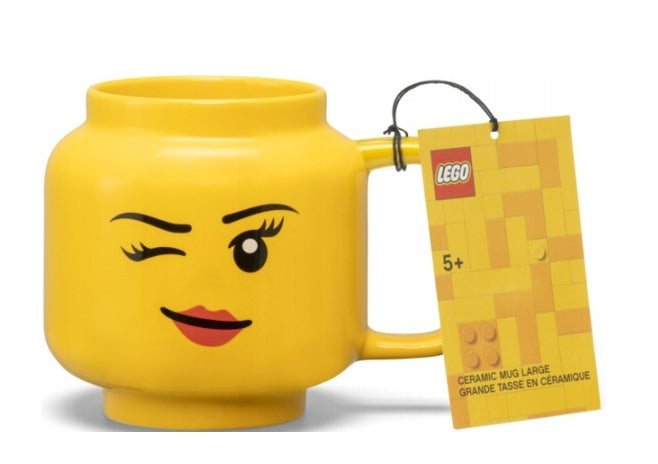 LEGO LARGE CERAMIC MUG GIRL EYELET L 10 cm 530 ml