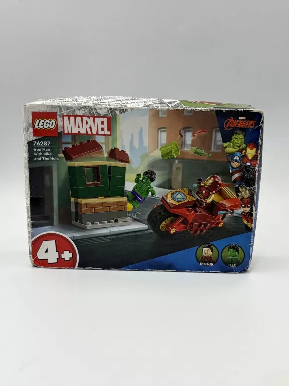 LEGO MARVEL 76287 IRON MAN BLOCKS WITH ROWING MACHINE AND HULK