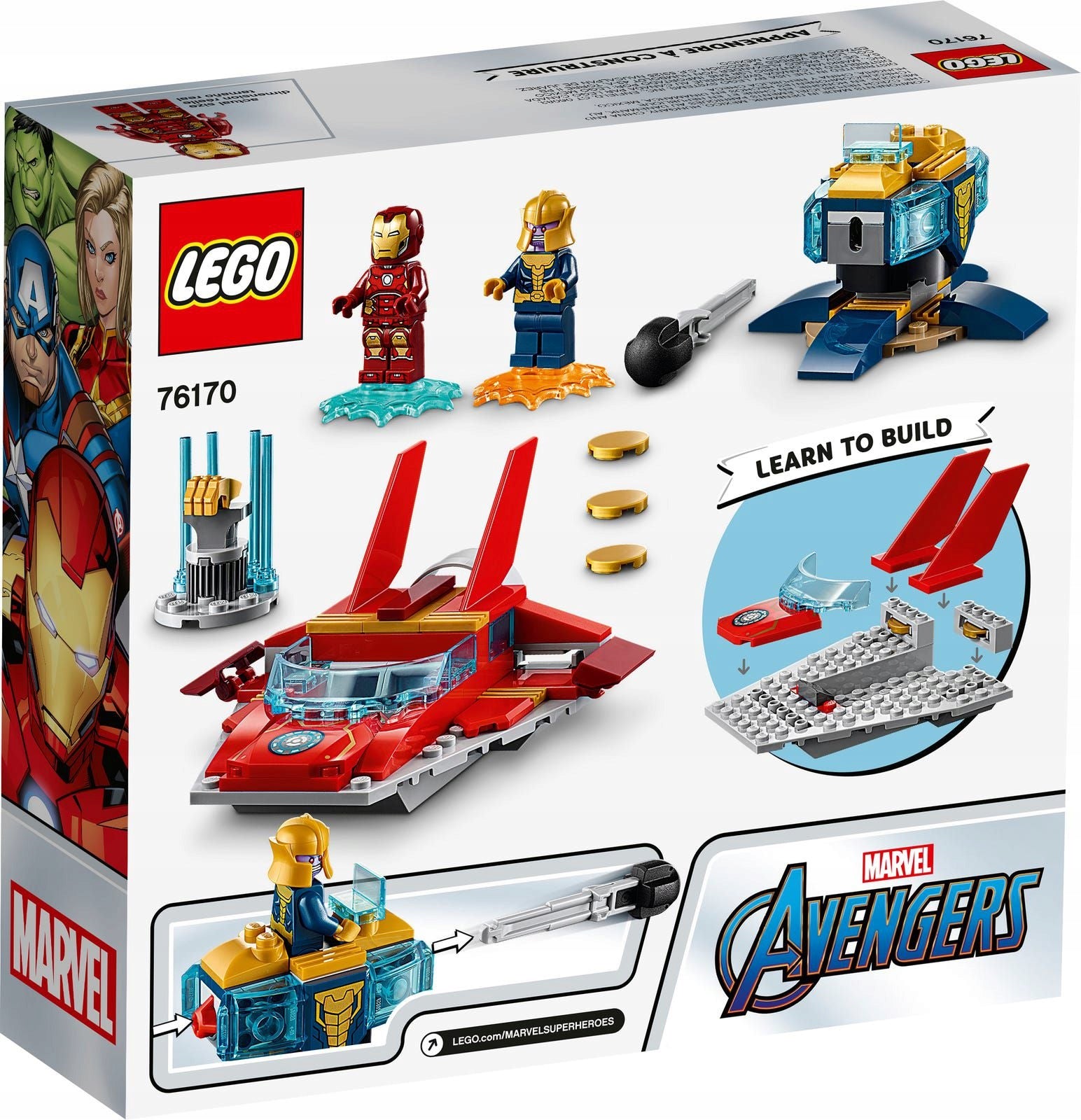 76170 LEGO® Super Heroes Geležinis Žmogus prieš Thanos