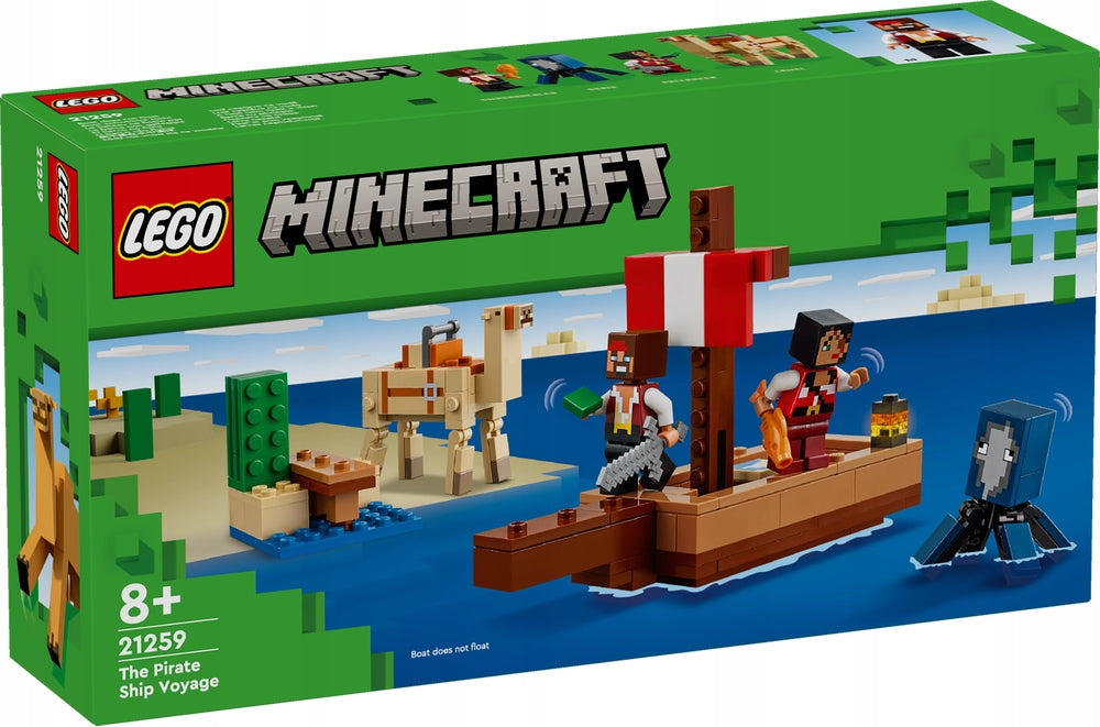 LEGO MINECRAFT 21259 Pirate Ship Figurines Camel Set Building Blocks + Bag EAN (GTIN) 5702017583358