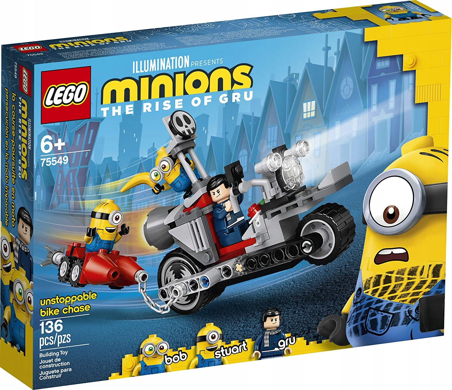 LEGO MINIONS 75549 UNSTOPPABLE MOTORCYCLE ESCAPES
