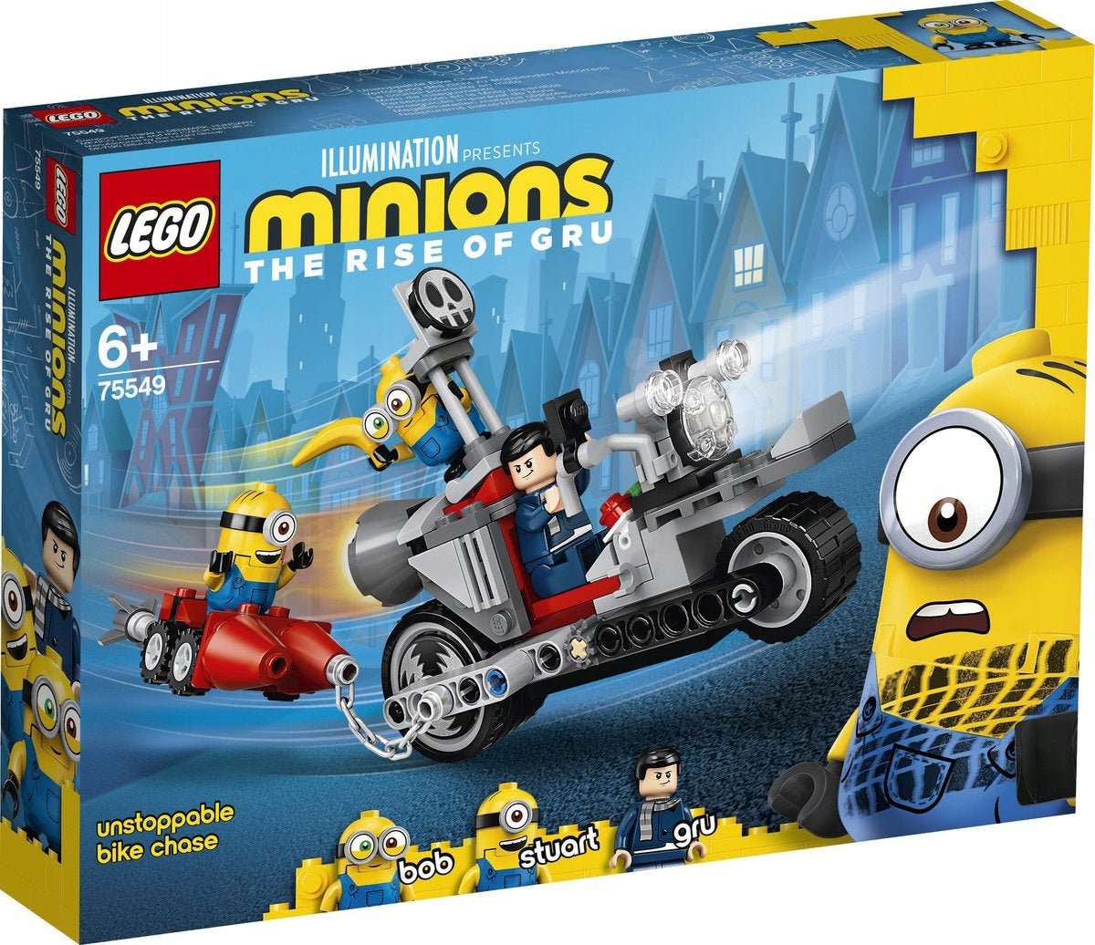 75549 LEGO® Minions Stuntbike-Verfolgungsjagd 