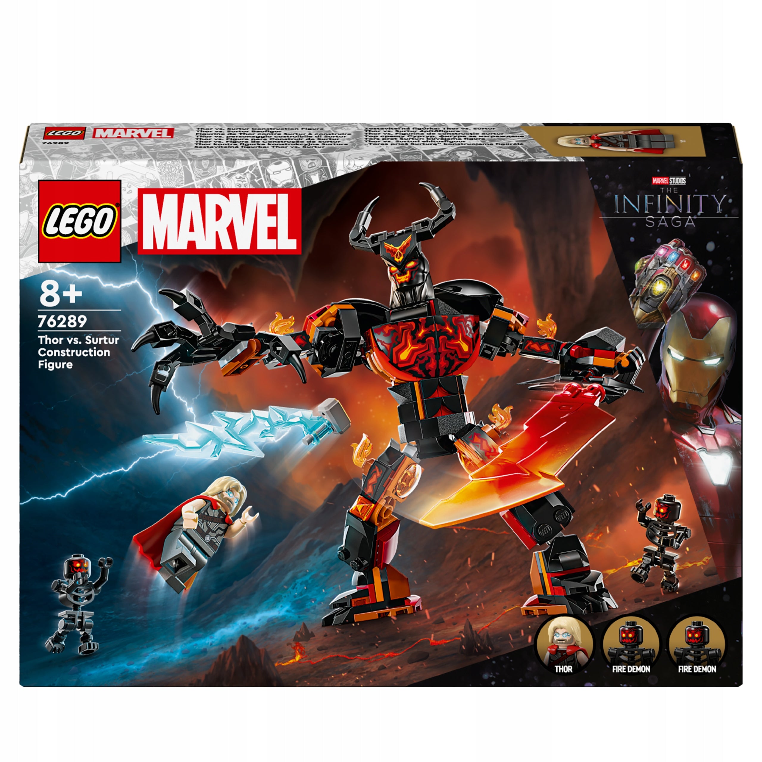 LEGO Marvel Super Heroes Thor vs. construction figure Surtura 76289