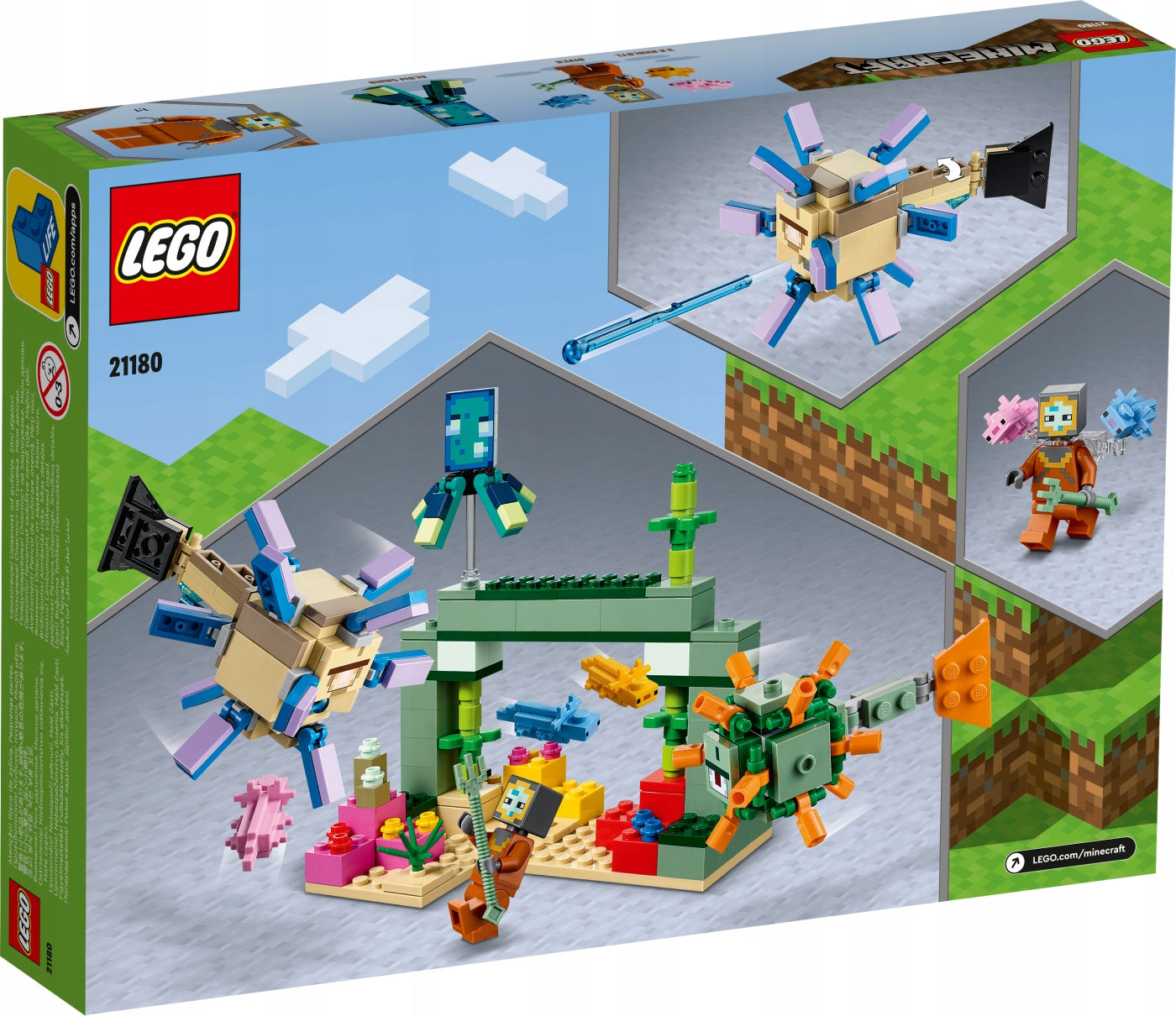 21180 LEGO® Minecraft Sargybinių mūšis