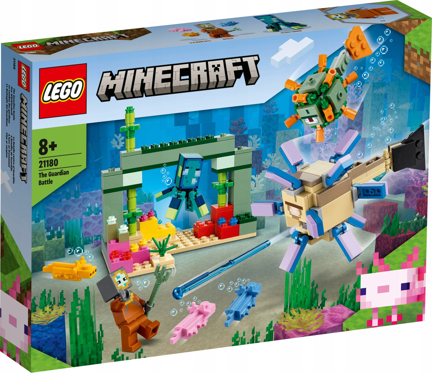 21180 LEGO® Minecraft Sargybinių mūšis