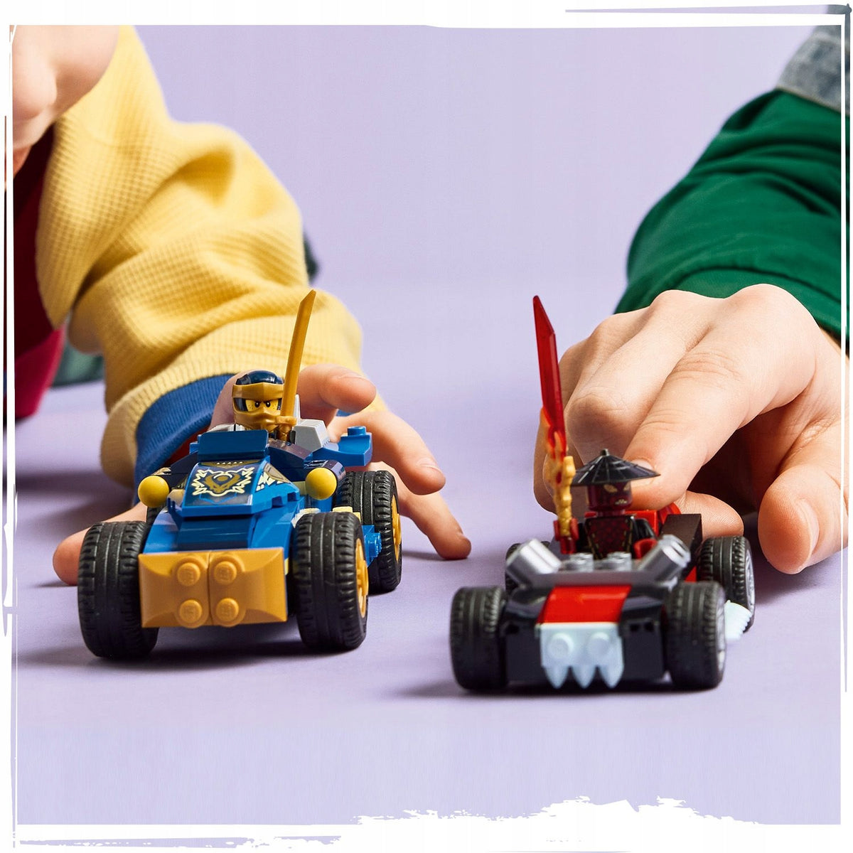 LEGO NINJAGO Blocks Set of 71840 Racing Duel Rogue Drix 3 Figures Kid's age 4＋ years