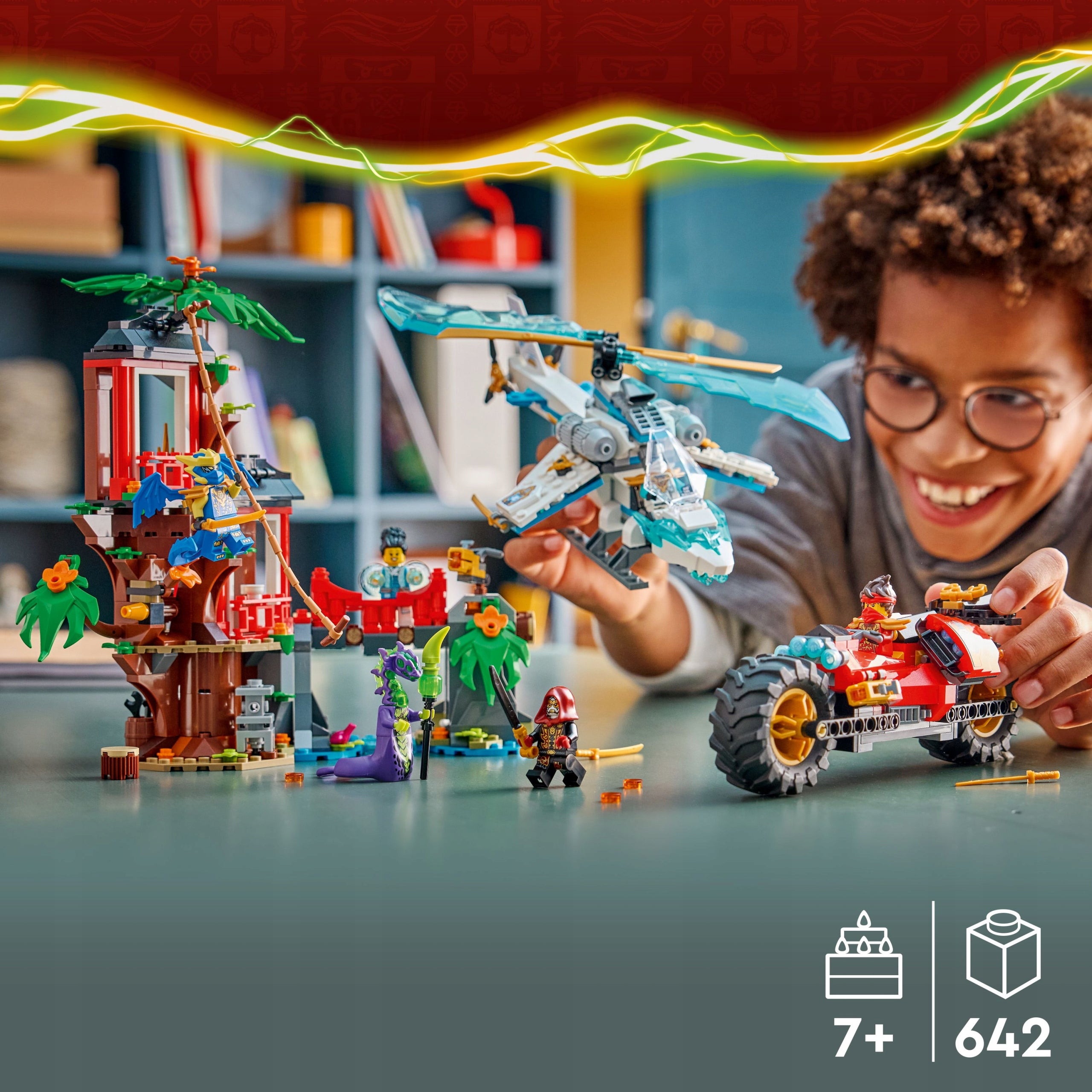 LEGO NINJAGO Ninja battle: tree house with vehicles 71857 Brand LEGO