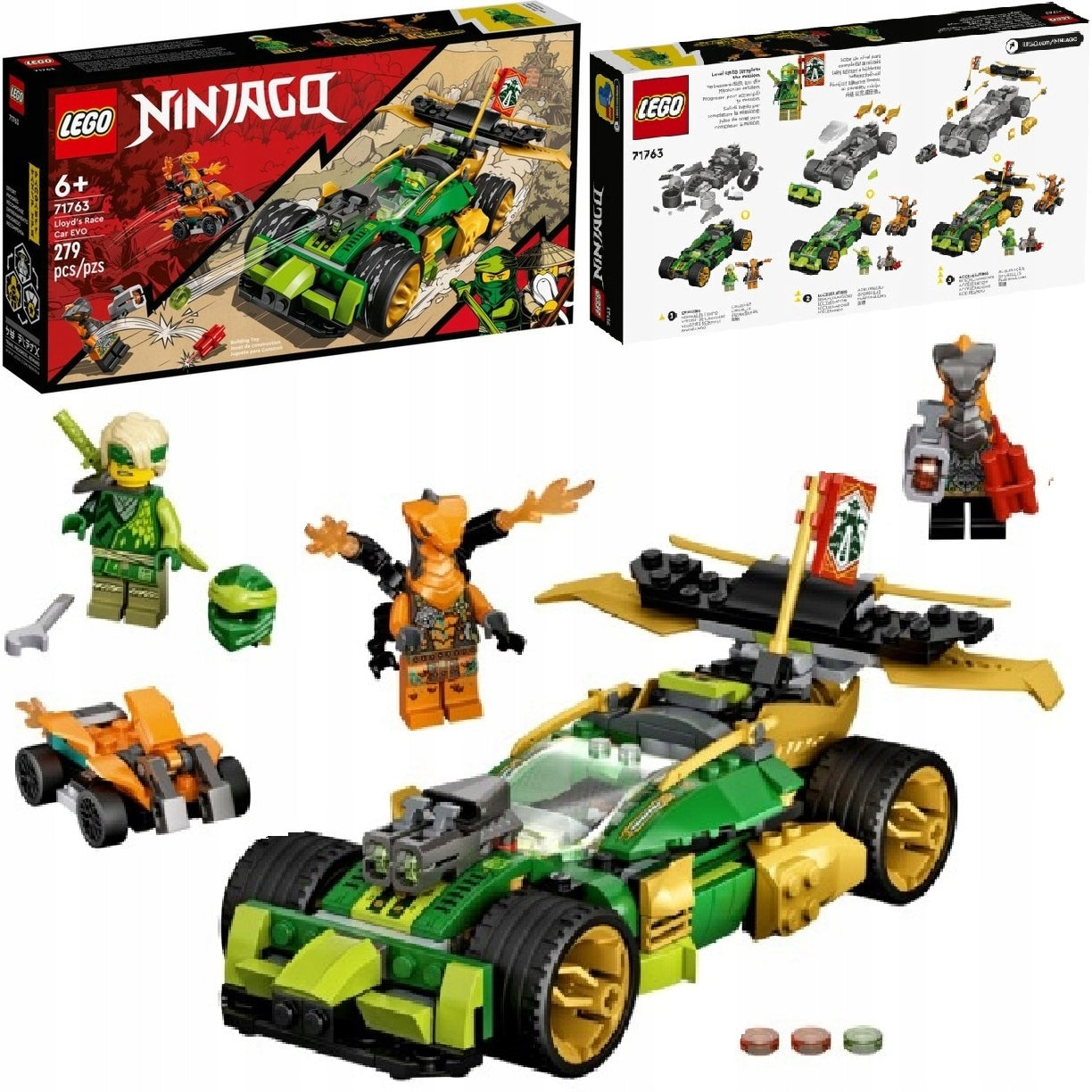 71763 LEGO® NINJAGO Lloyd lenktynių automobilis