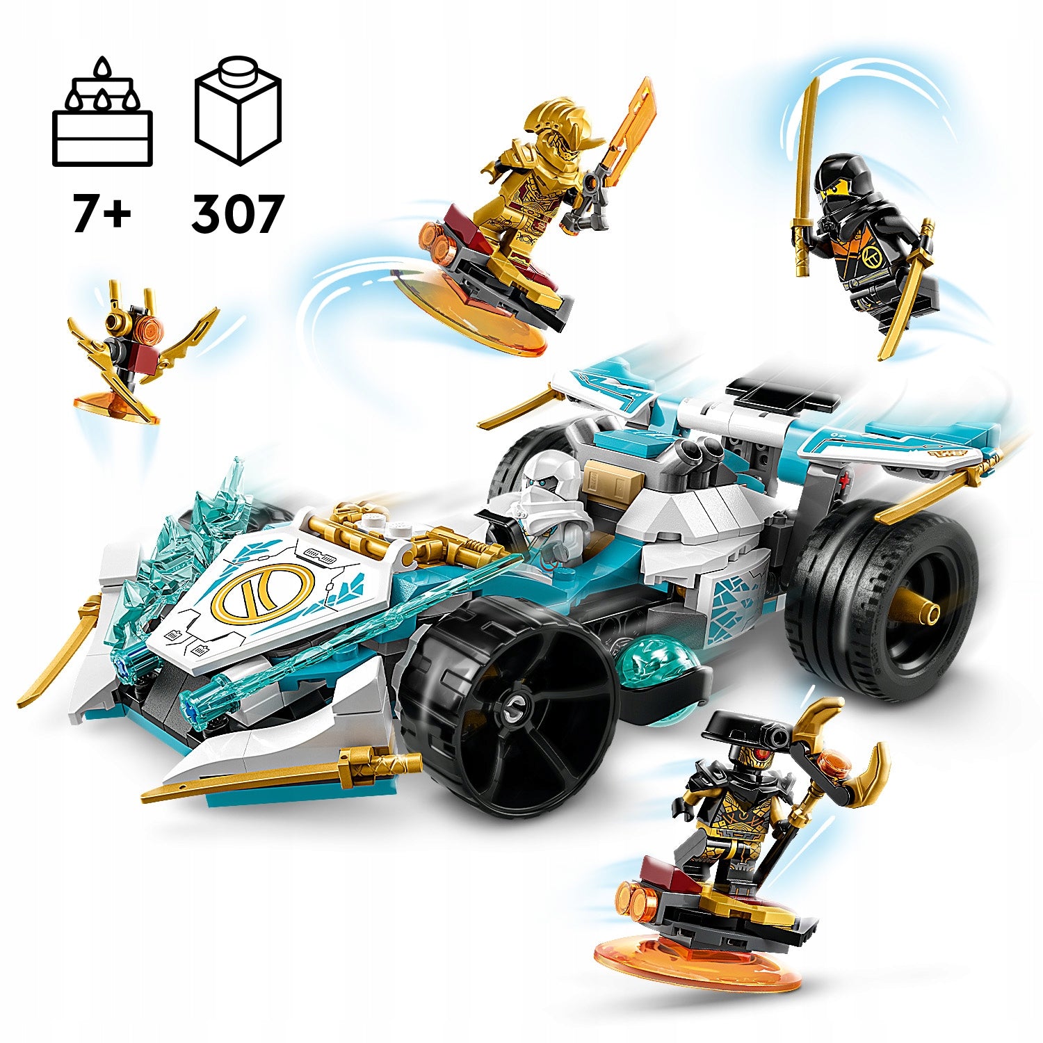 LEGO NINJAGO Zane's Dragon Power - racer 71791 Brand LEGO