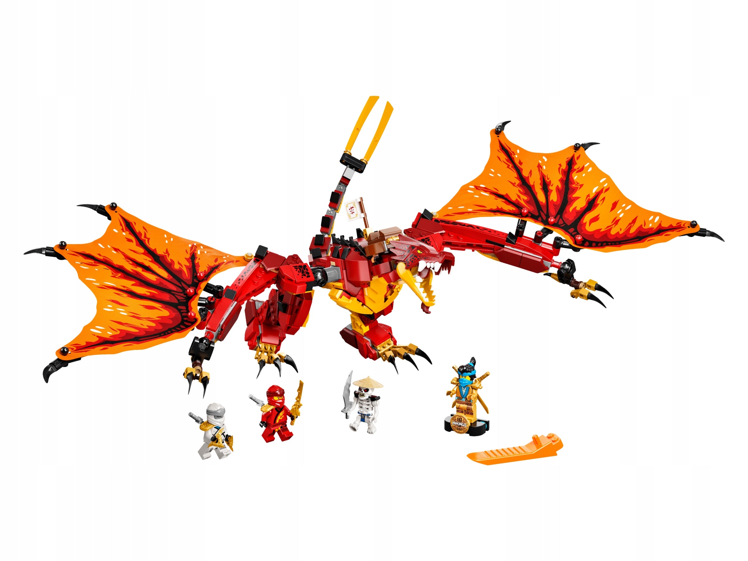 LEGO Ninjago 71753 Attack of the Fire Dragon Brand LEGO