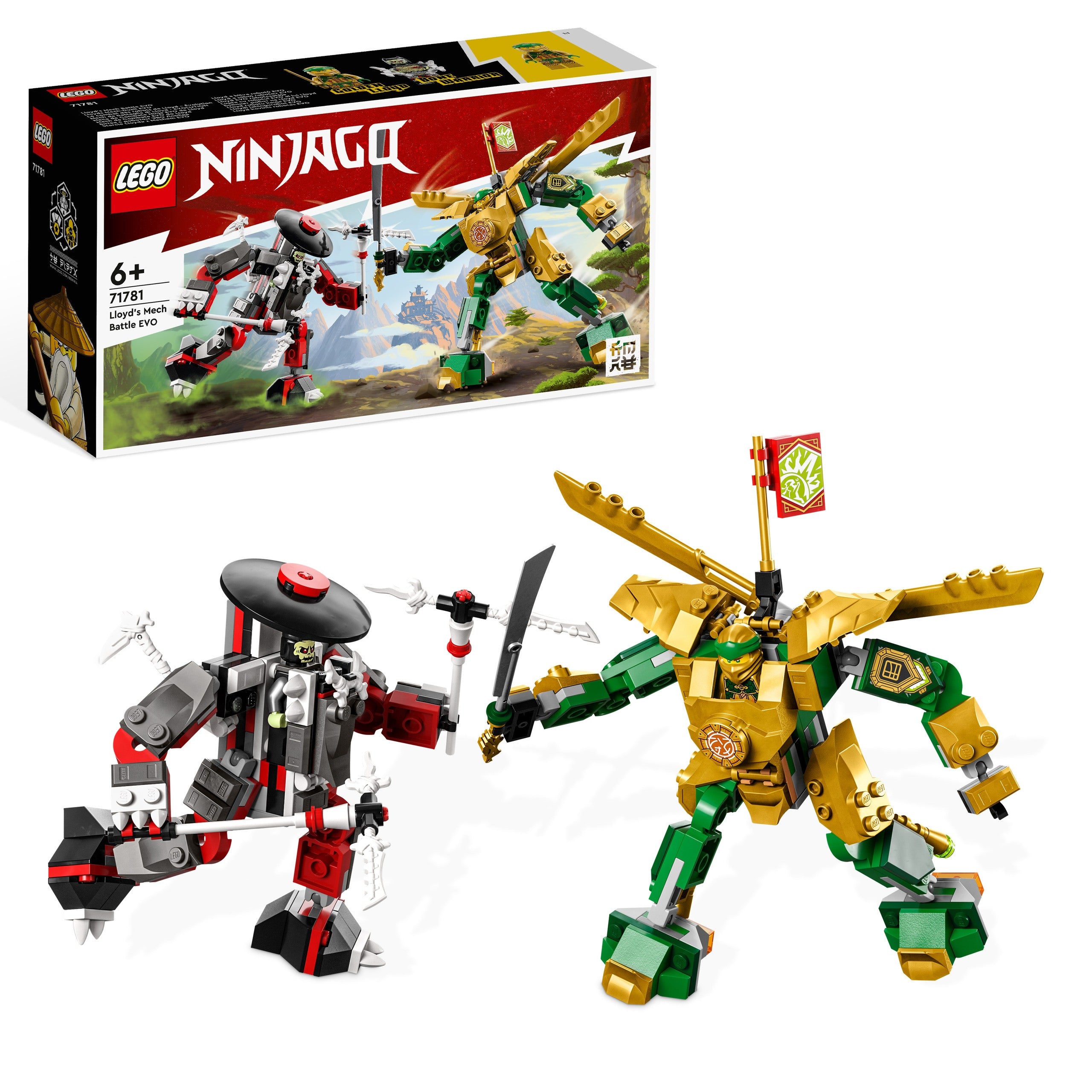 LEGO Ninjago 71781 Lloyd clash with Mech EVO 223 el.