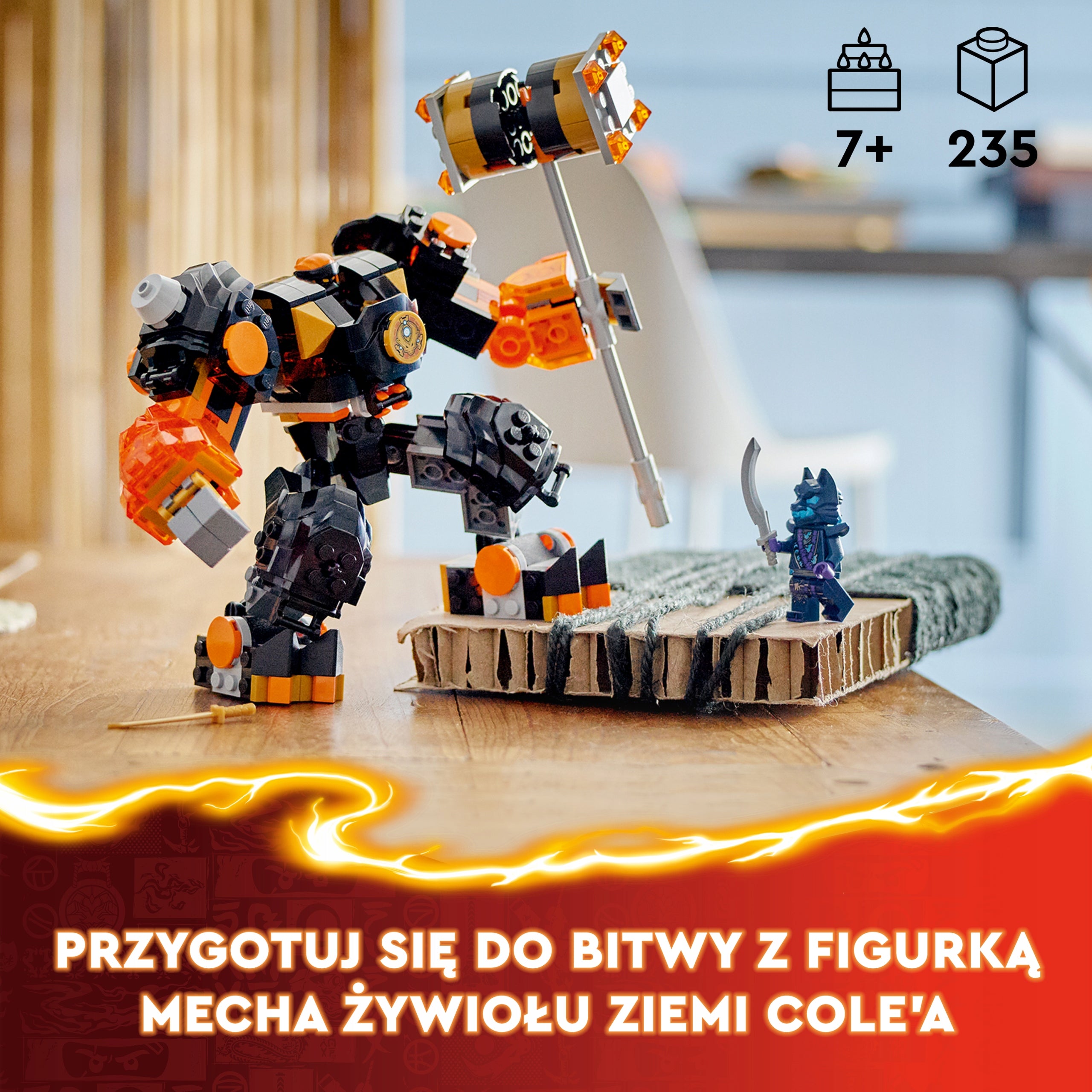 LEGO Ninjago The moss of Cole’s earth element 71806 Product number 71806