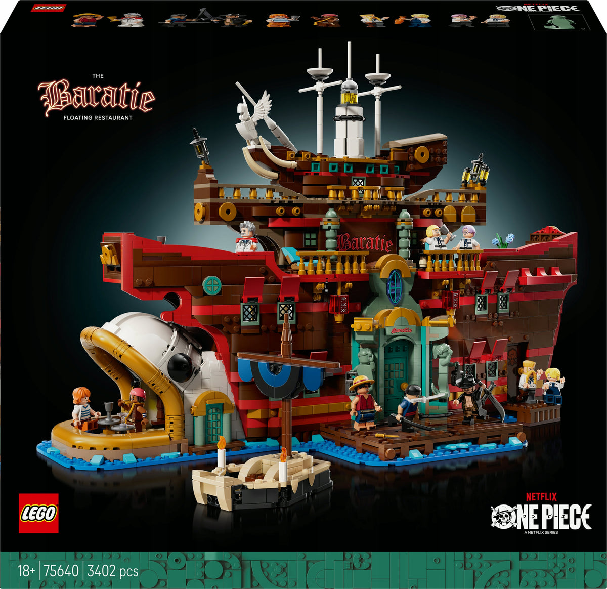 LEGO ONE PIECE Floating restaurant Baratie 75640