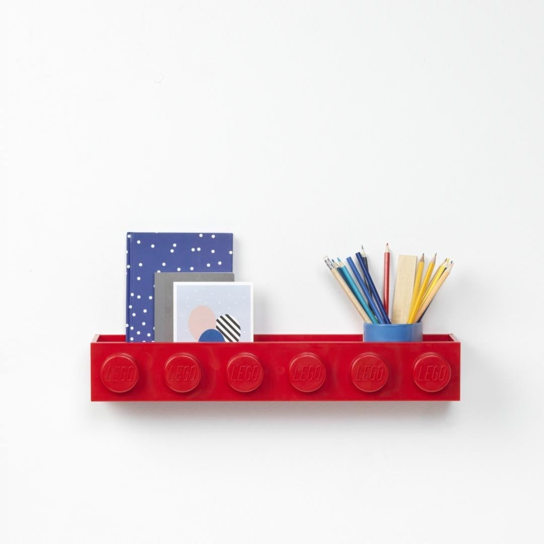 LEGO(R) oblong shelf red