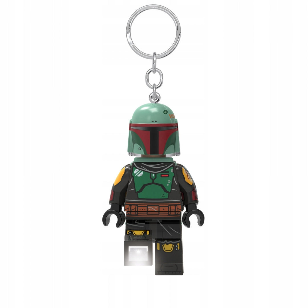 LEGO STAR WARS KEYCHAIN FLASHLIGHT FIGURINE BOBA FETT KEY CHAIN + GIFT BAG Brand LEGO
