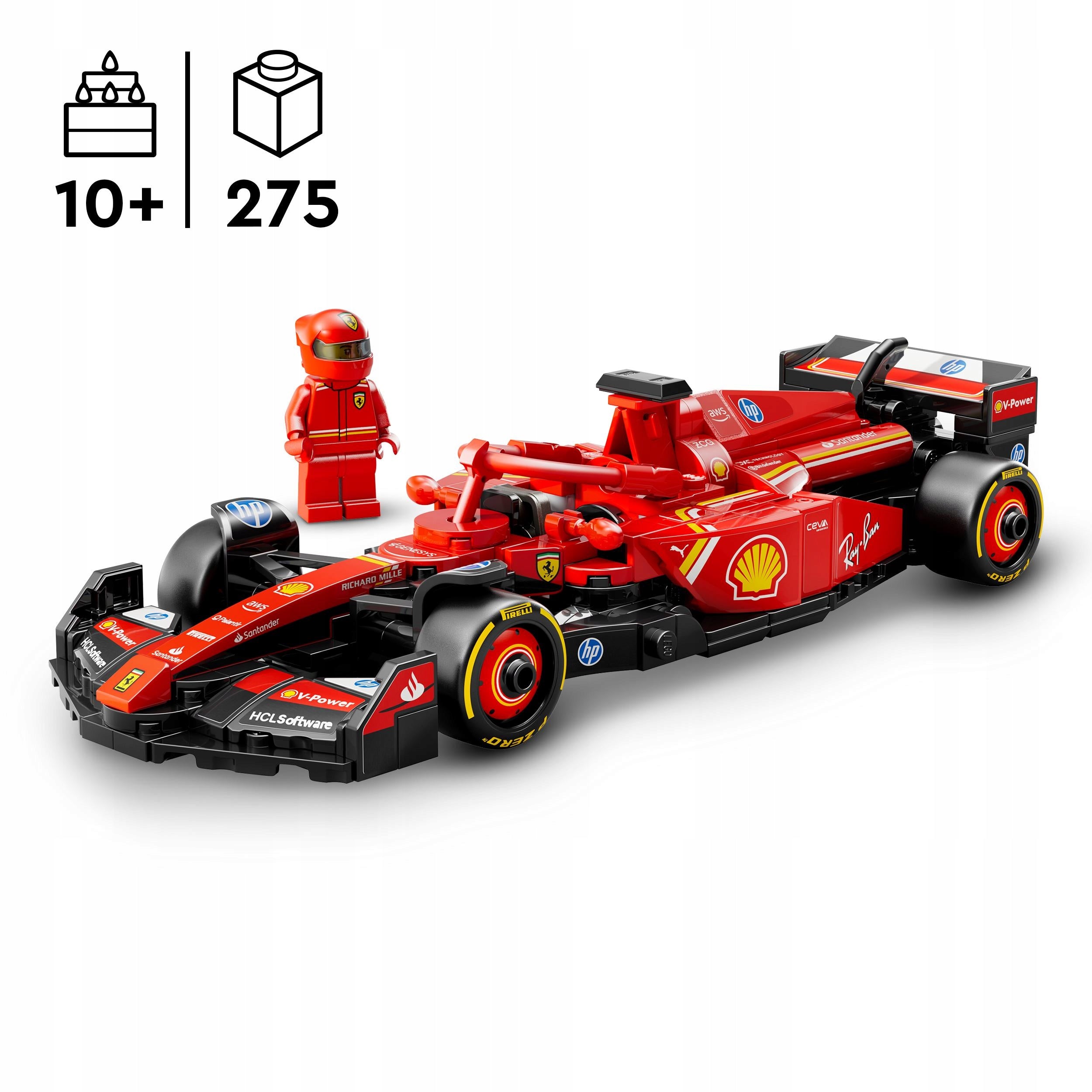 LEGO Speed Champions Ferrari SF-24 F1 Race Car 77242 Brand LEGO