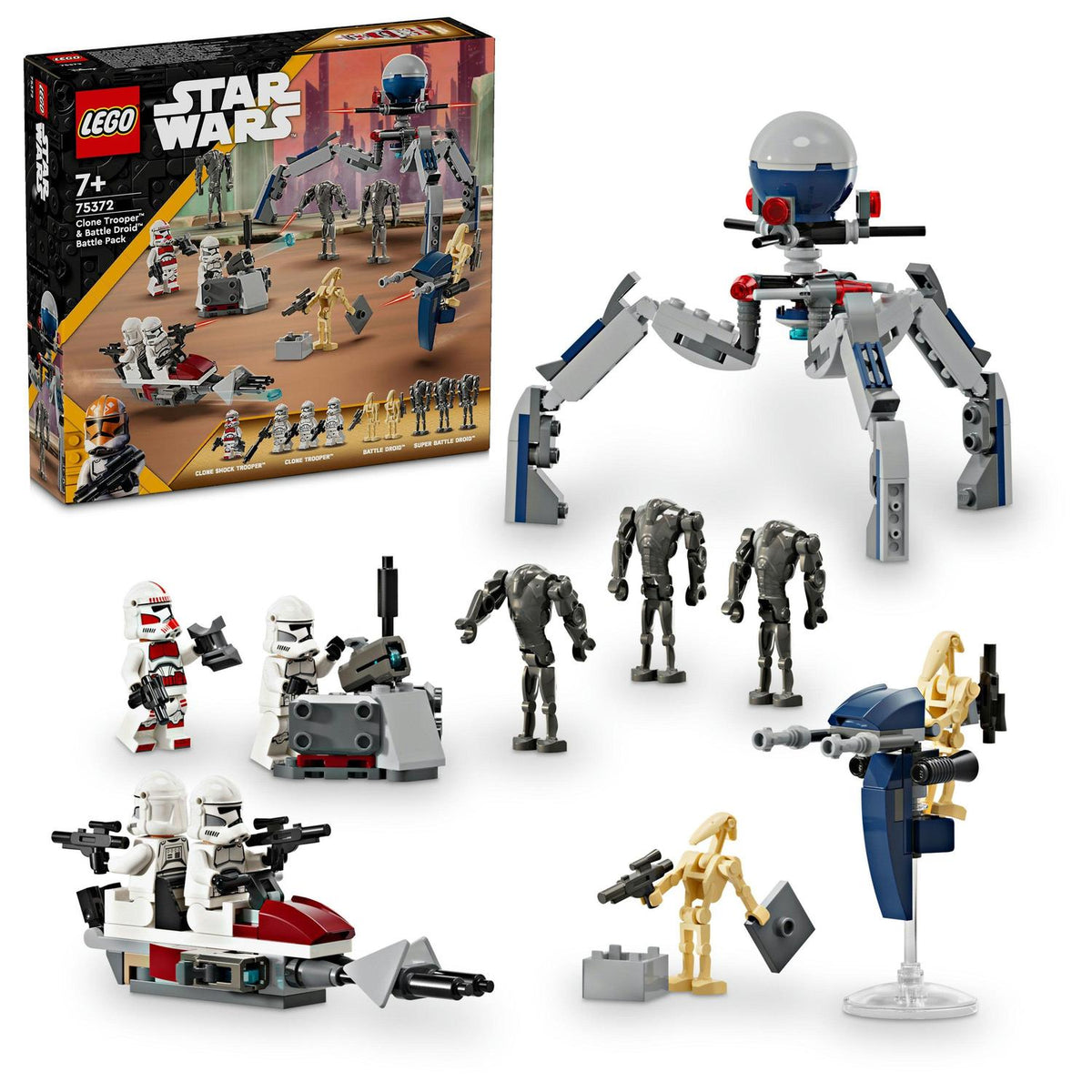LEGO Star Wars 75372 Battle Set with Clone Army Soldier and Droid
