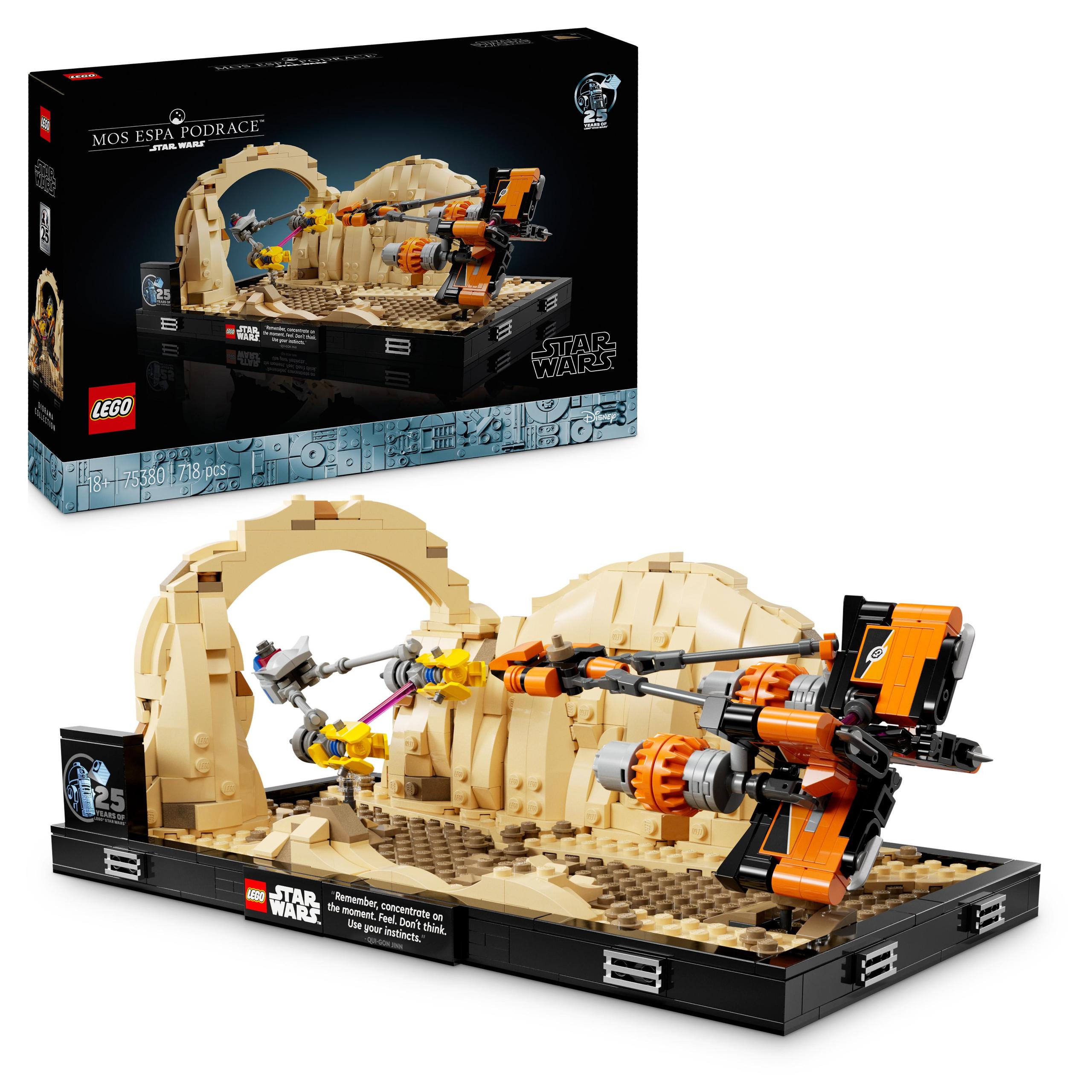 LEGO Star Wars 75380 Diorama: Race of racers in Mos Espa