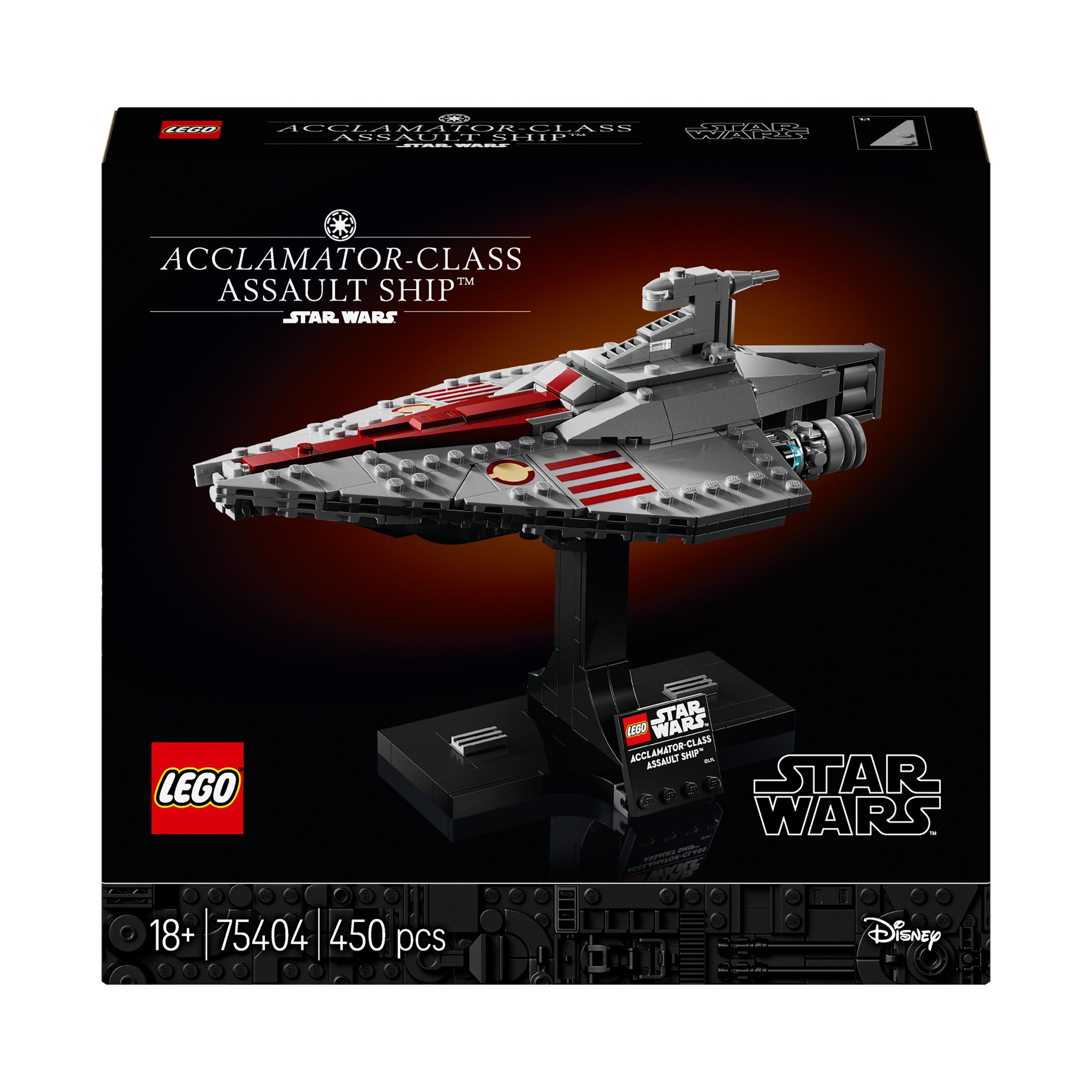 LEGO Star Wars 75404 Acclamator Class Assault Ship Packaging status original