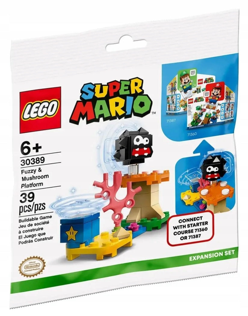 LEGO Super Mario 30389 Fuzzy and mushroom platform EAN (GTIN) 5702016912364