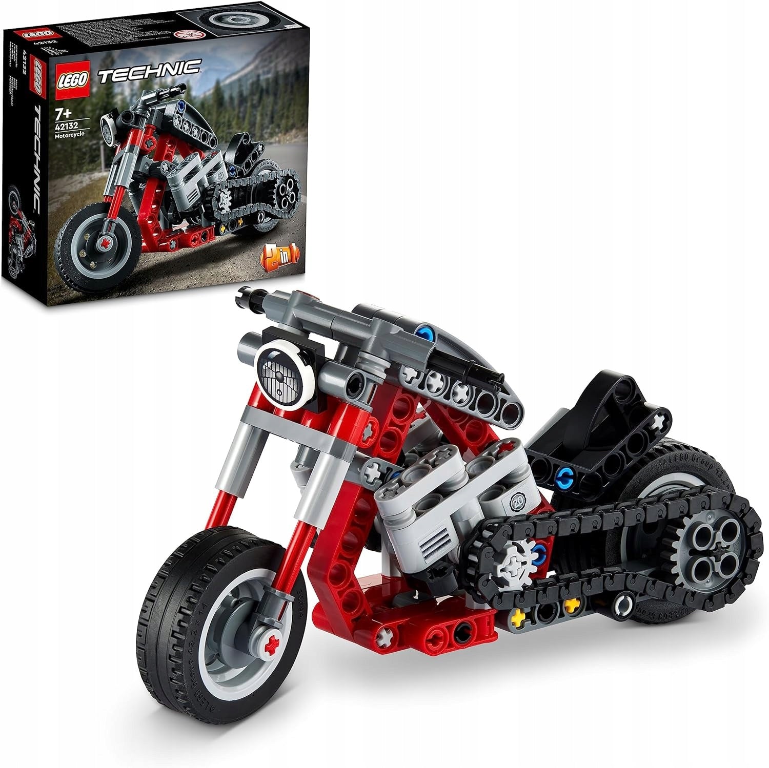 LEGO Technic 2in1 motorcycle chopper 42132