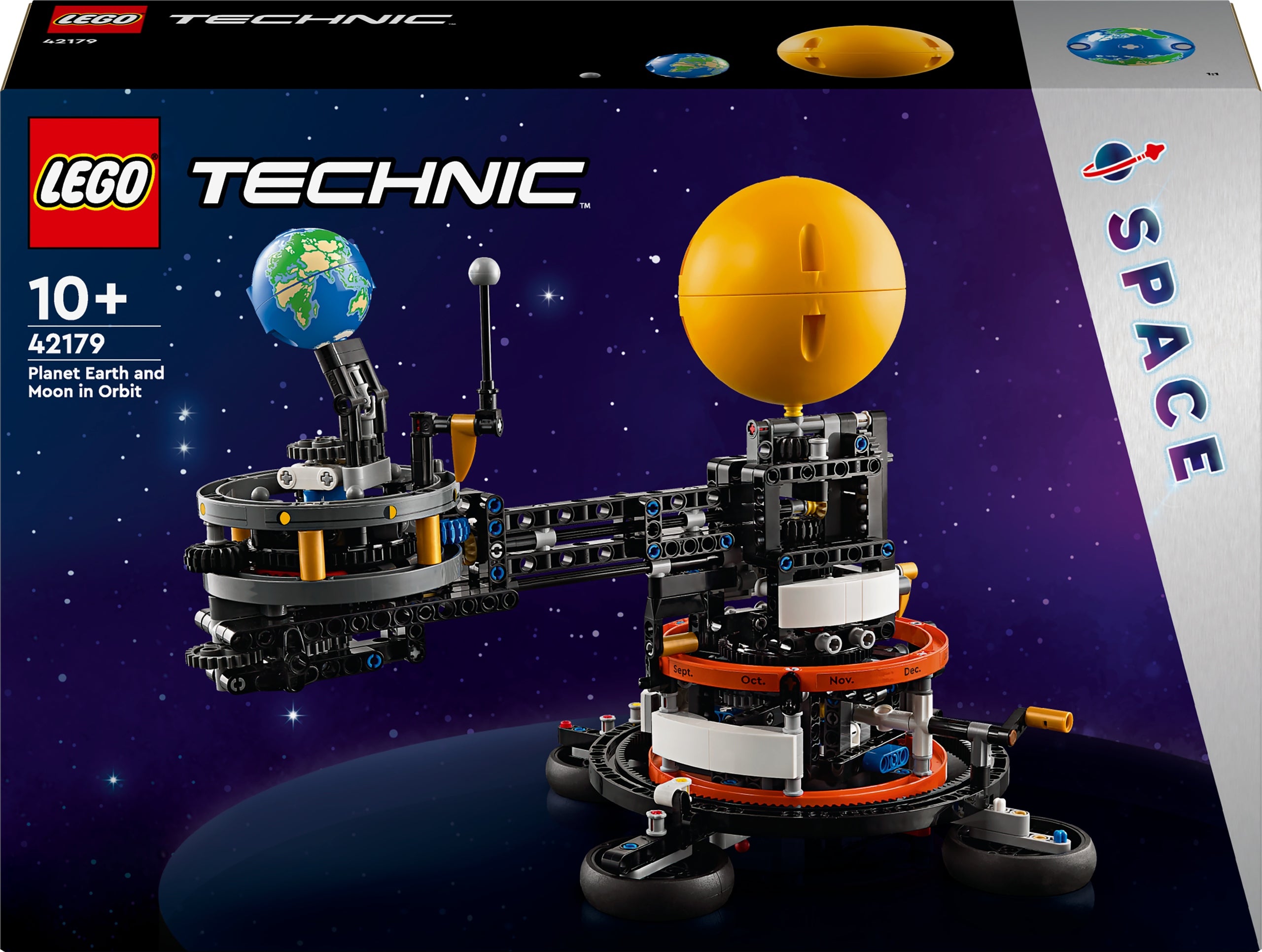 LEGO Technic 42179 Planet Earth and Moon in orbit Product number 42179