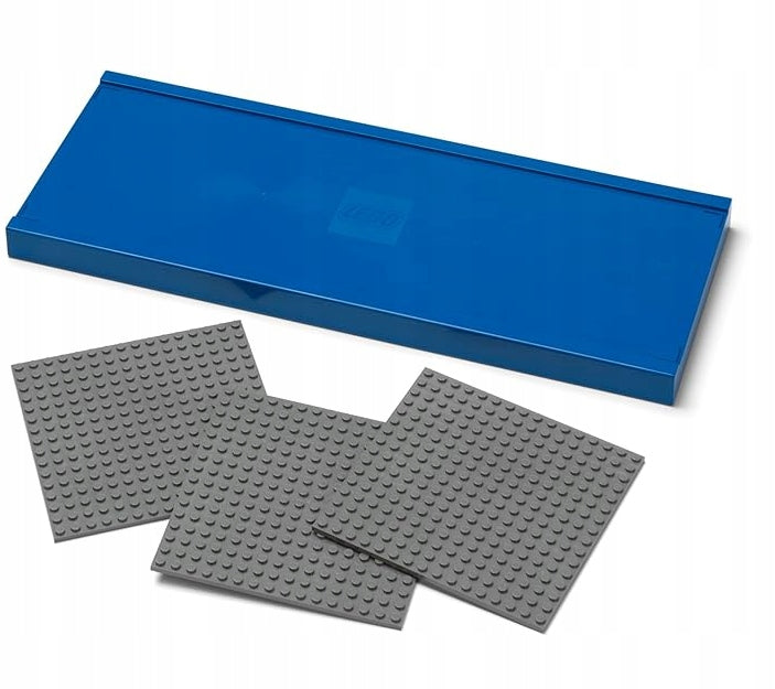 LEGO WALL SHELF WITH 3 CONSTRUCTION TILES BLUE 40130801