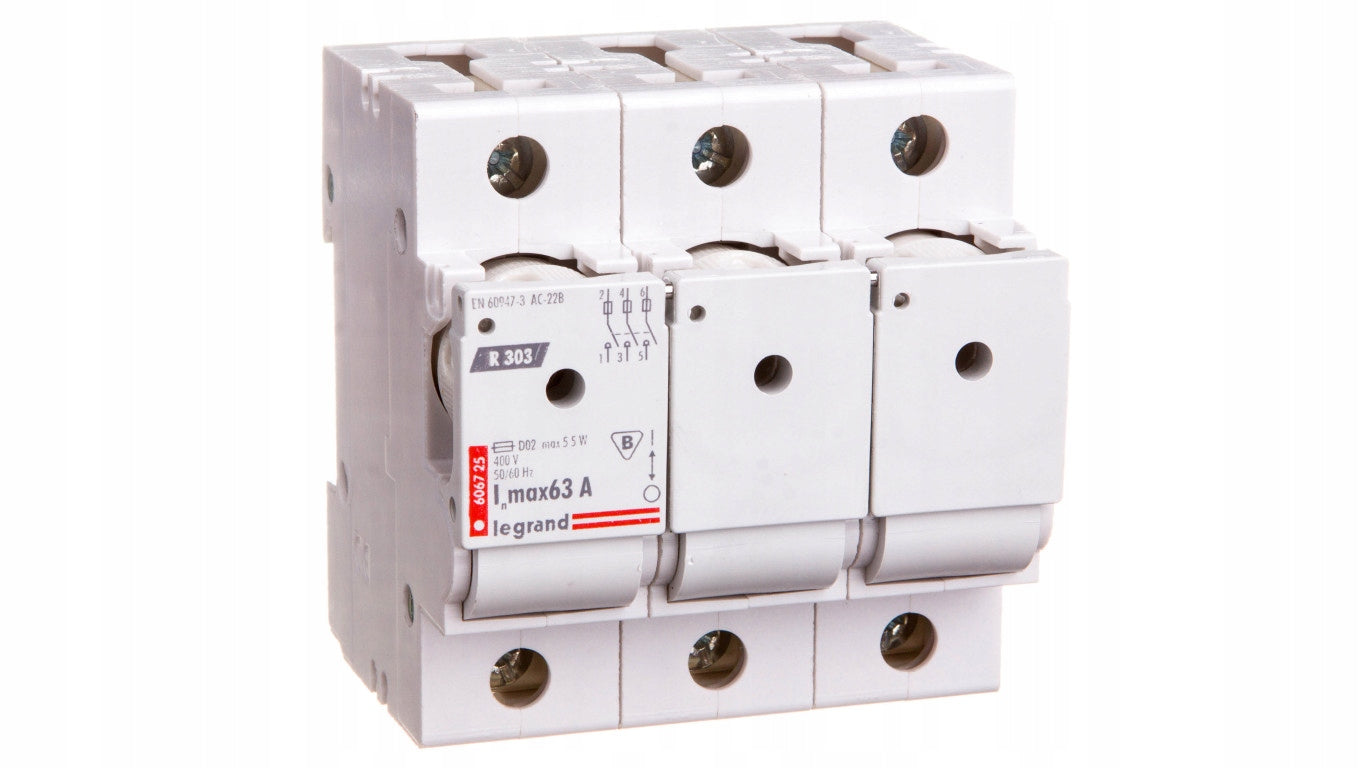 Sicherungsschalter LE-606725 Dreiphasig 63 A D02 