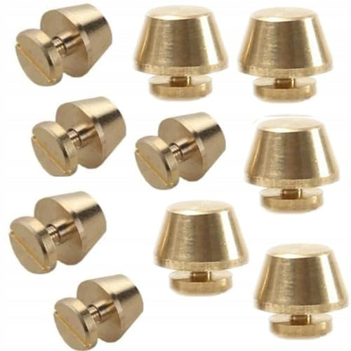 LEGS METAL BAG PINS 11X8 MM SET OF 10 PIECES DIY leather Brand no brand