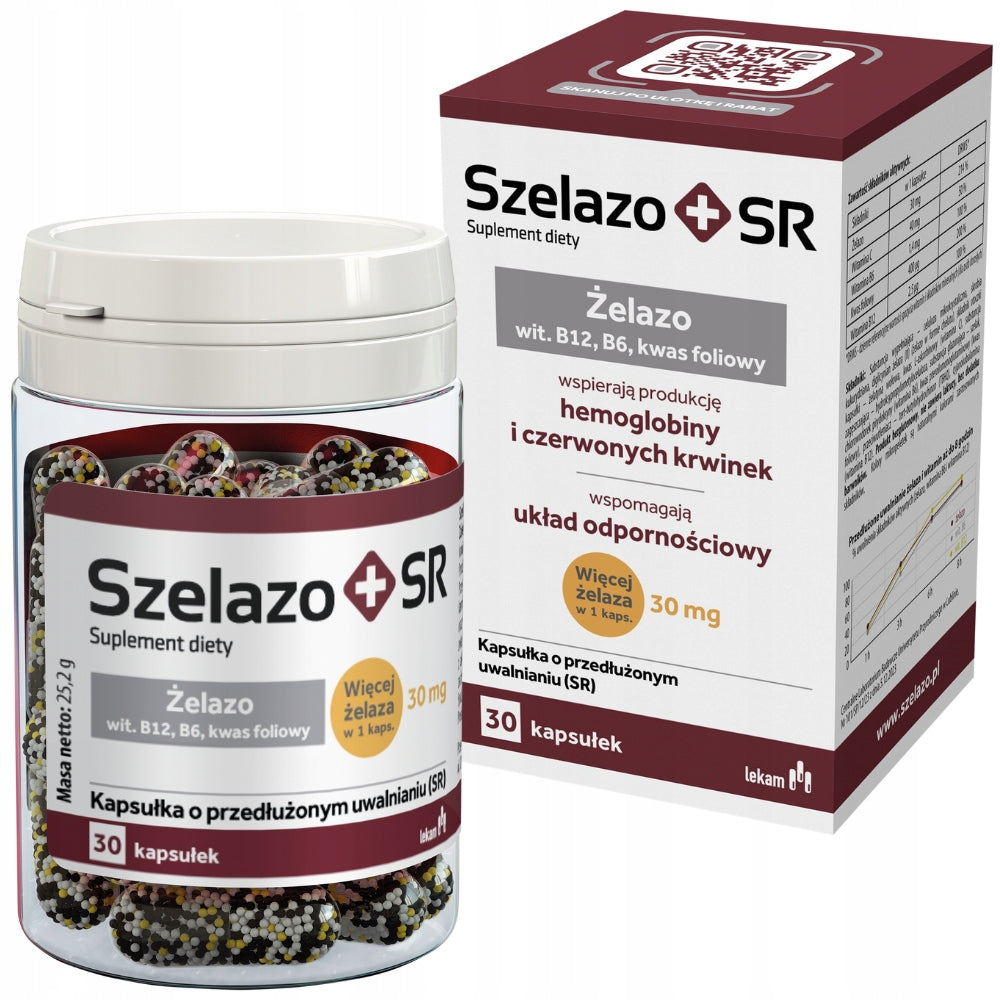 LEK-AM Shelazo + SR iron chelate 30 prolonged-release capsules