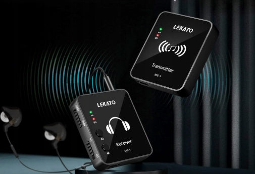 LEKATO MS-1 2,4 GHz in-ear monitor with auto-pairing Manufacturer code 66787343