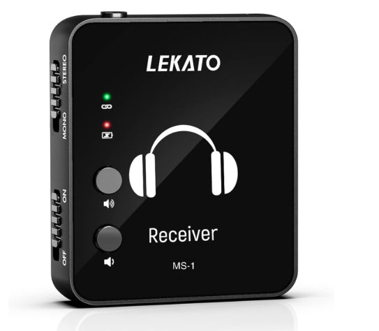 LEKATO MS-1 2,4 GHz in-ear monitor with auto-pairing