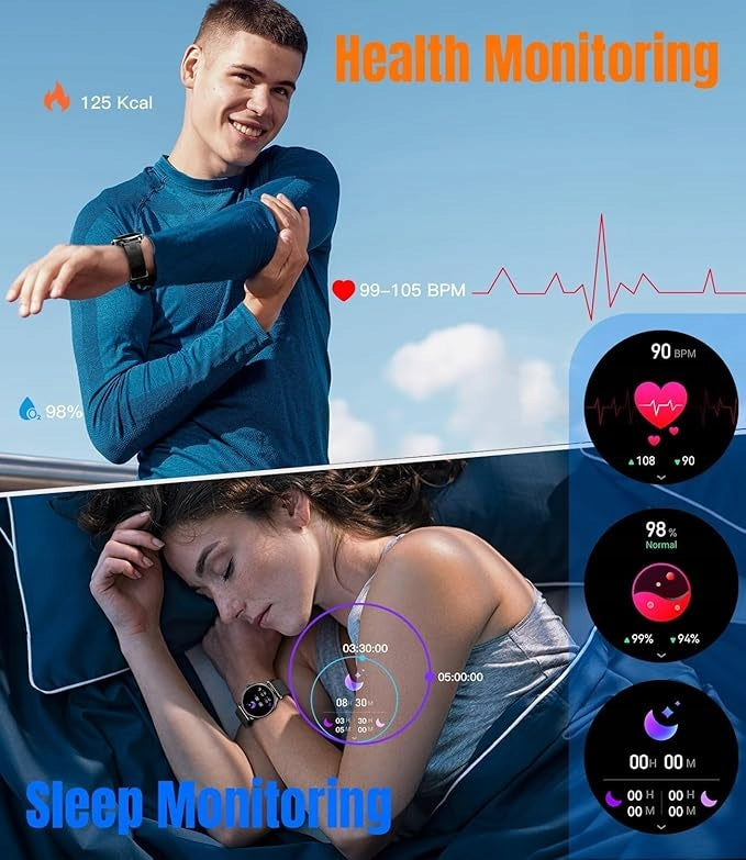 LEMFO Men's Smartwatch with Phone Function, 1,43" AMOLED HD Model other