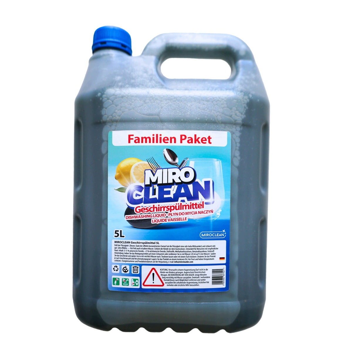 LEMON DISHWASHING LIQUID MIROCLEAN