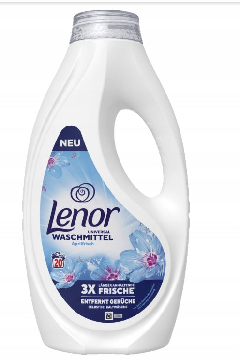 LENOR Aprilfrisch 900 ml Washing Liquid Universal Freshness Packaging status original