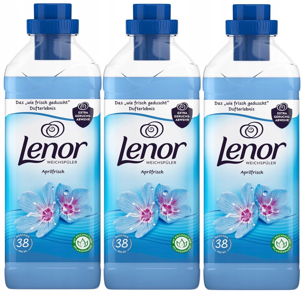 LENOR Aprilfrisch blue softener concentrate 950ml SET OF 3 PCS