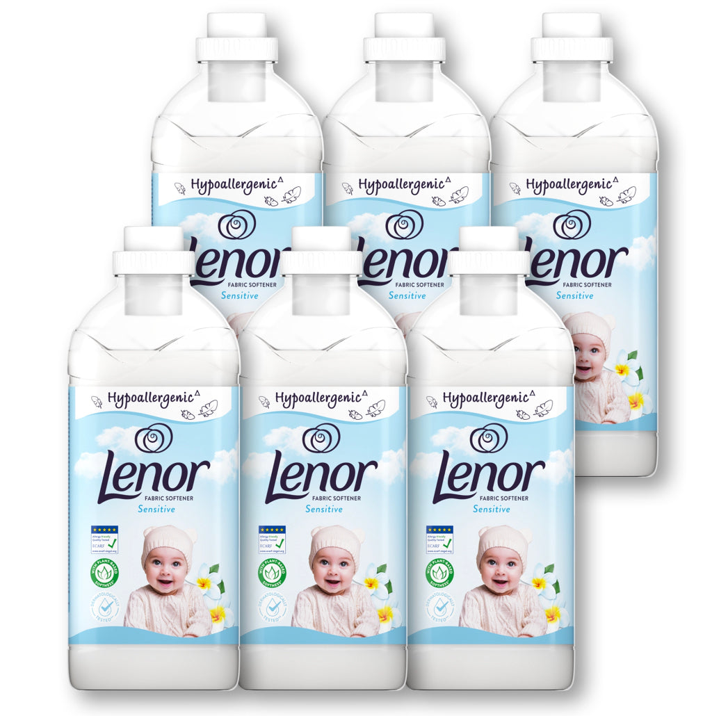 LENOR FABRIC SOFTENER SENSITIVE 6 x 1,6L