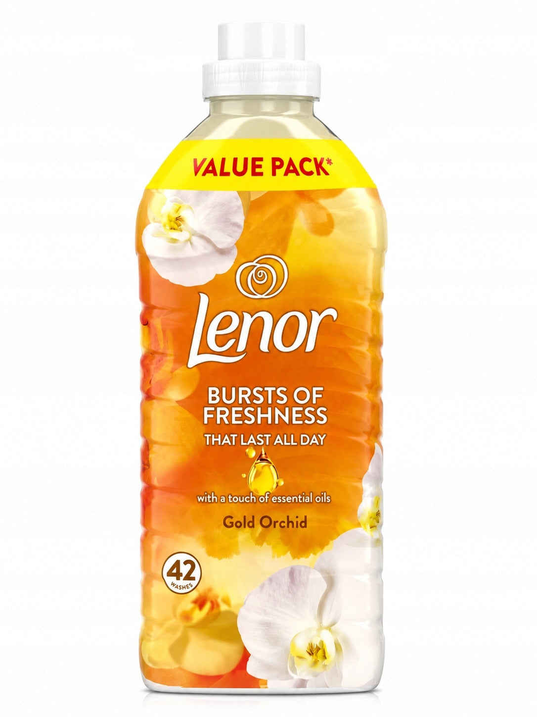LENOR Fabric Rinsing Liquid GOLD ORCHID 1,386L 42 washes