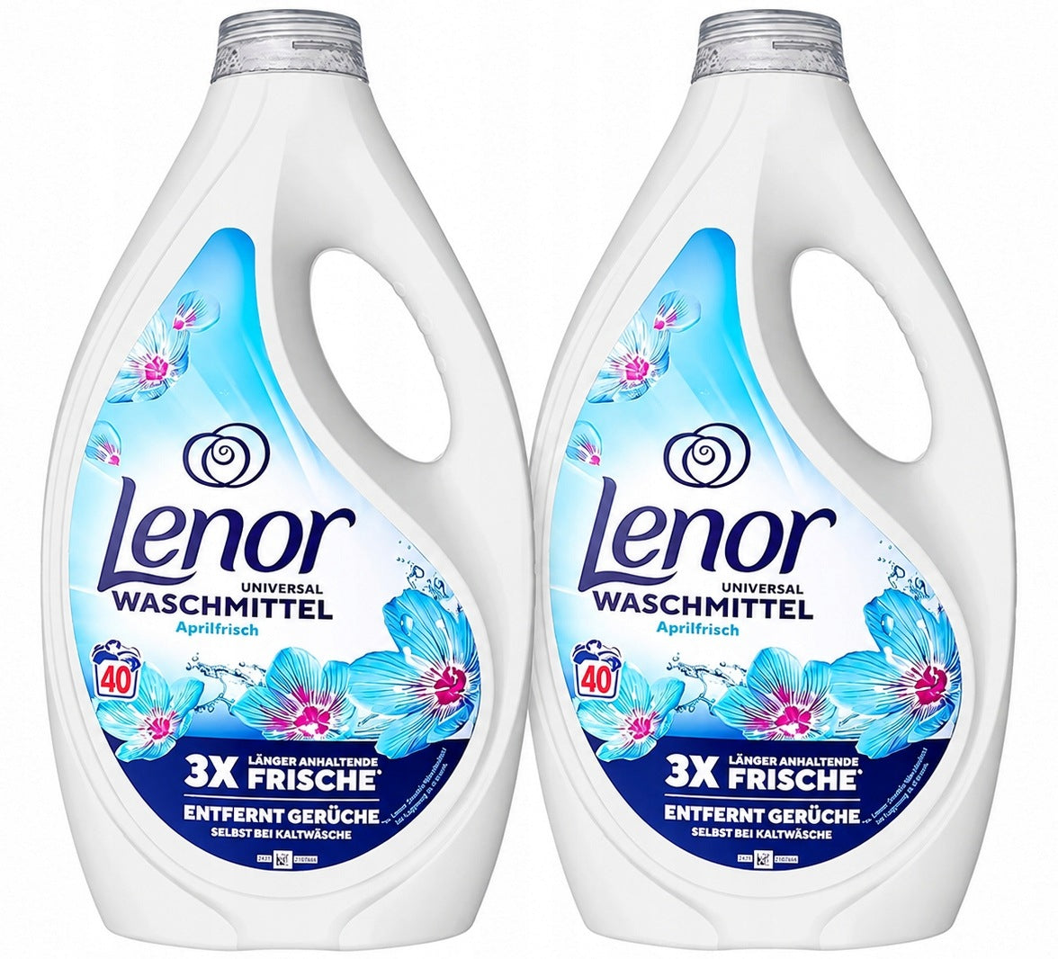 LENOR Gel 40 Washes Aprilfrisch Universal Original x 2
