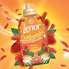LENOR OUTDOORABLE TROPICAL SUNSET 35p/490ml Brand Lenor