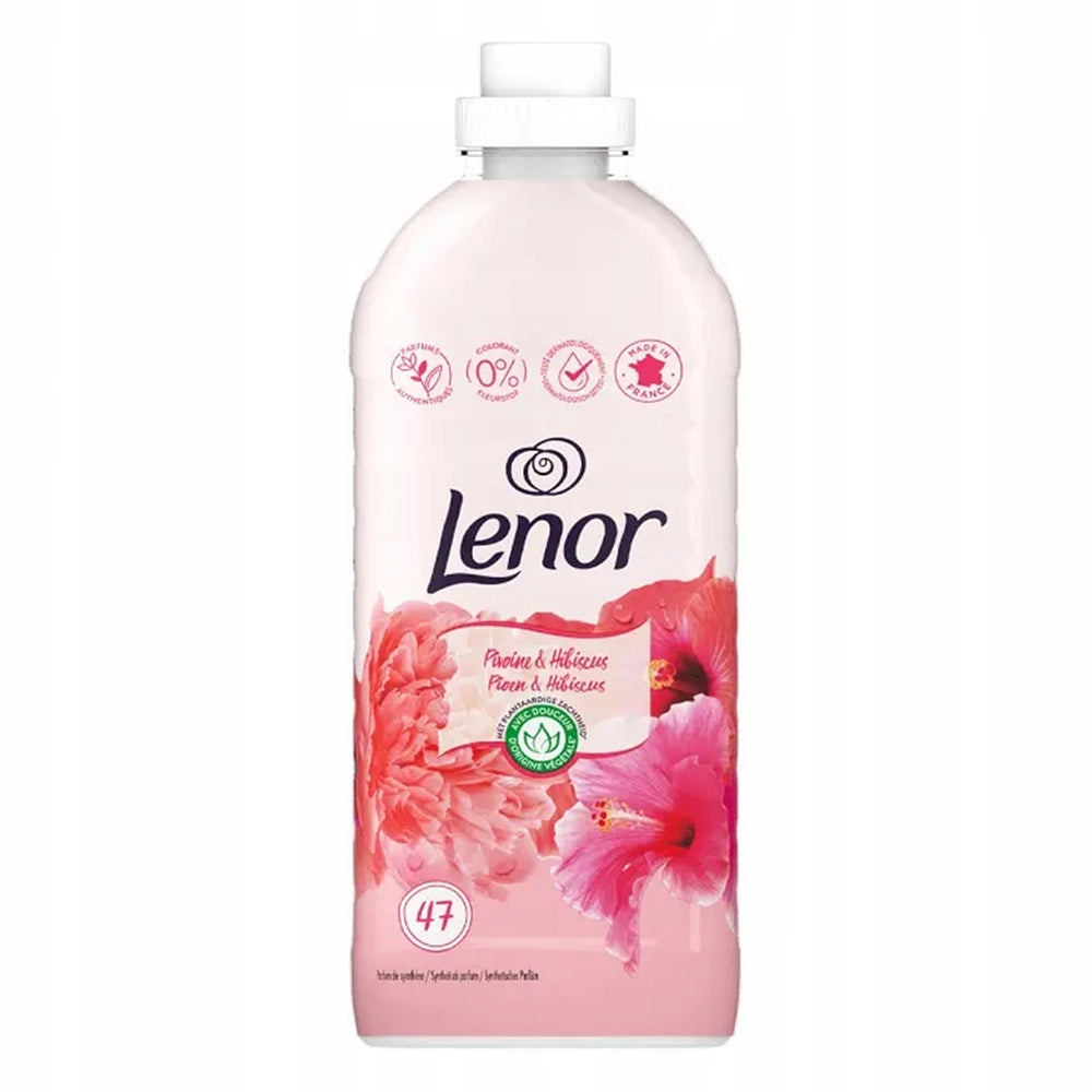 LENOR PEONY&HIBISCUS SOFTENER 504 ML 24 WASHES Packaging status original